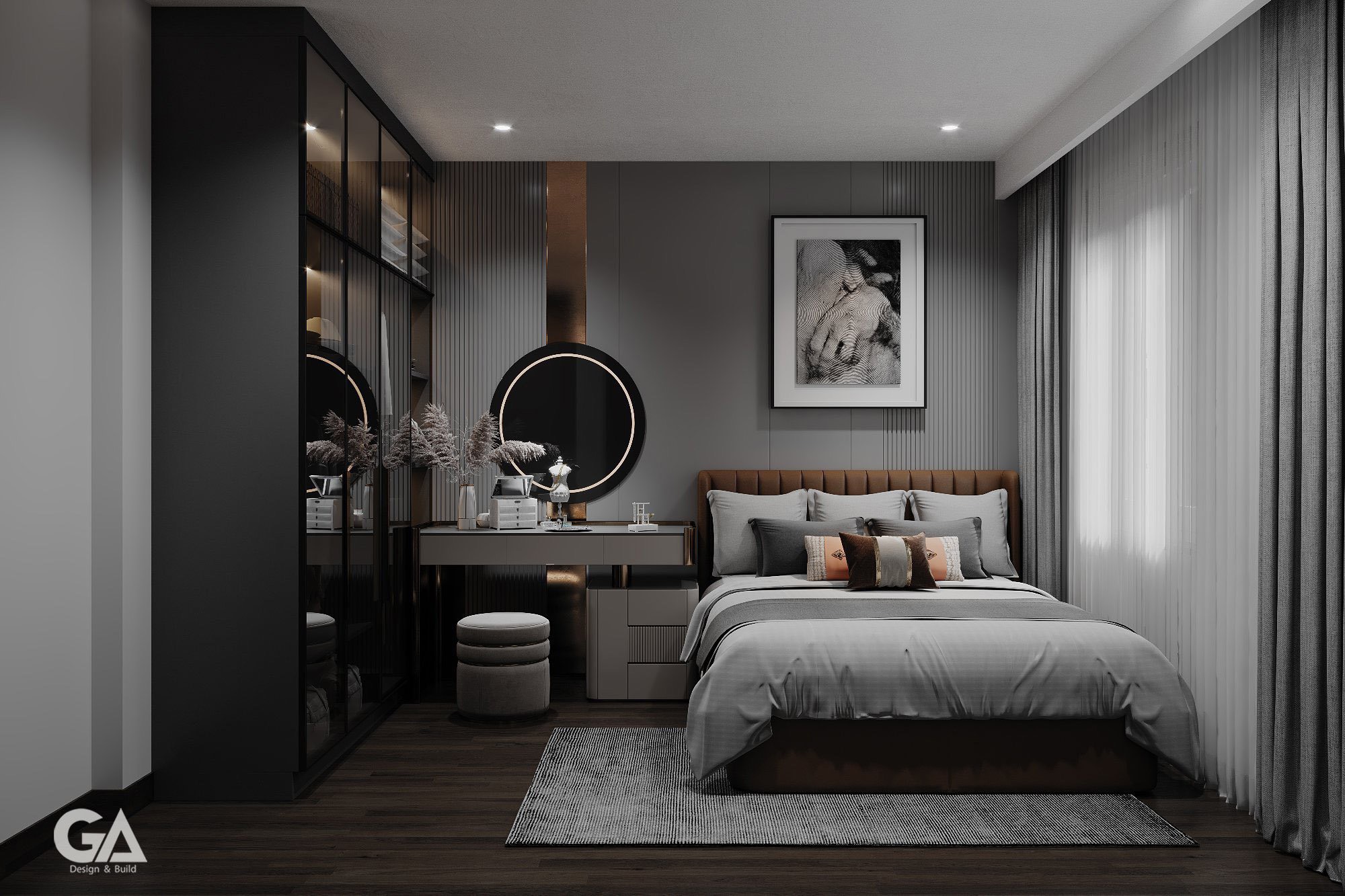 Dự án Thiet Kế Nhà Phố Hiện đại Vớ Biện Pháp Thi Công Thép Tiền Chế (11)