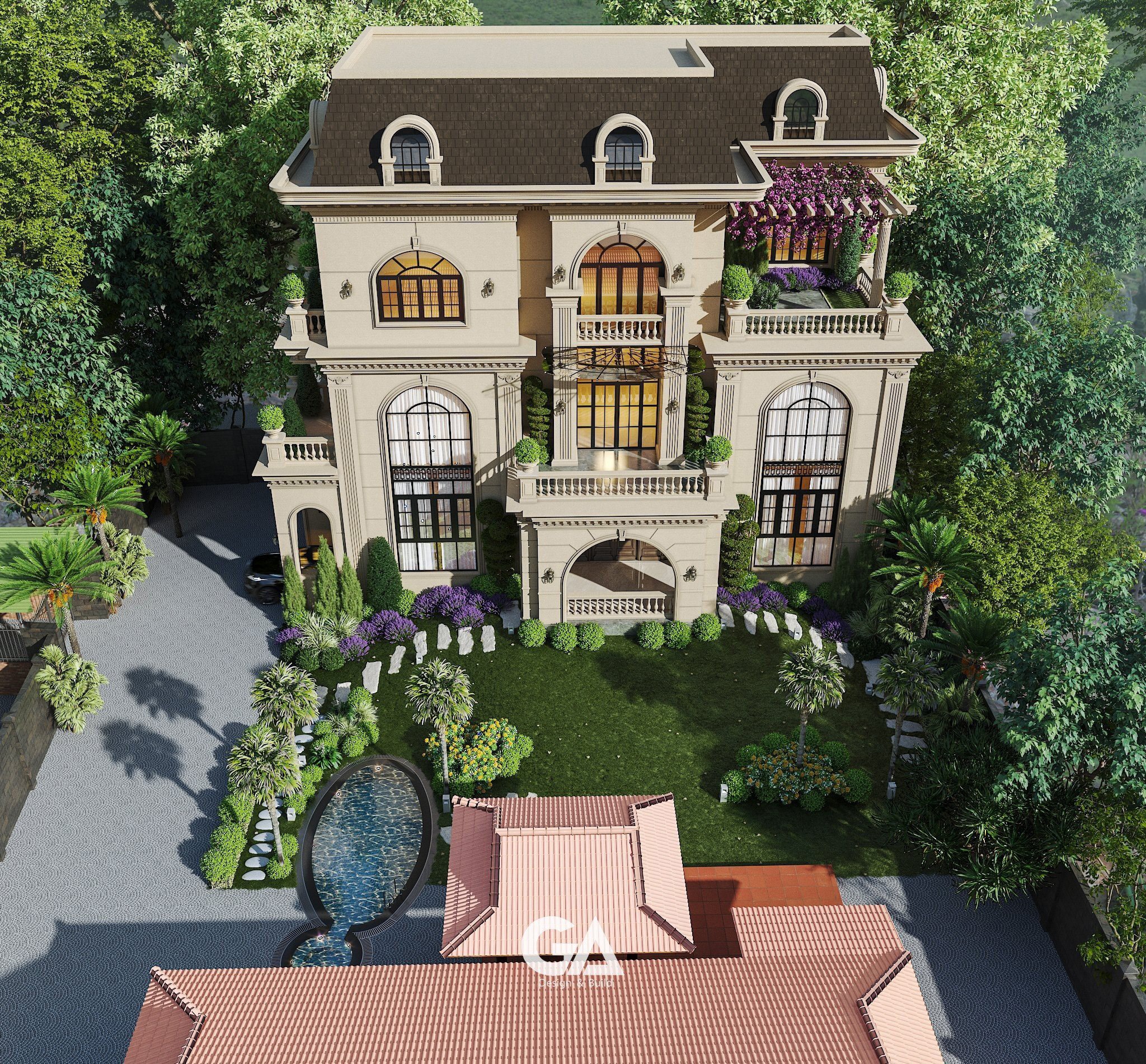 Dự án Thiết Kế Villa Bán Cổ điển Thủ Dầu Một (1)