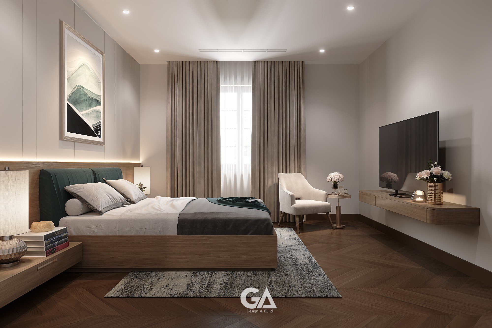 Dự án Thiết Kế Villa Bán Cổ điển Thủ Dầu Một (14)