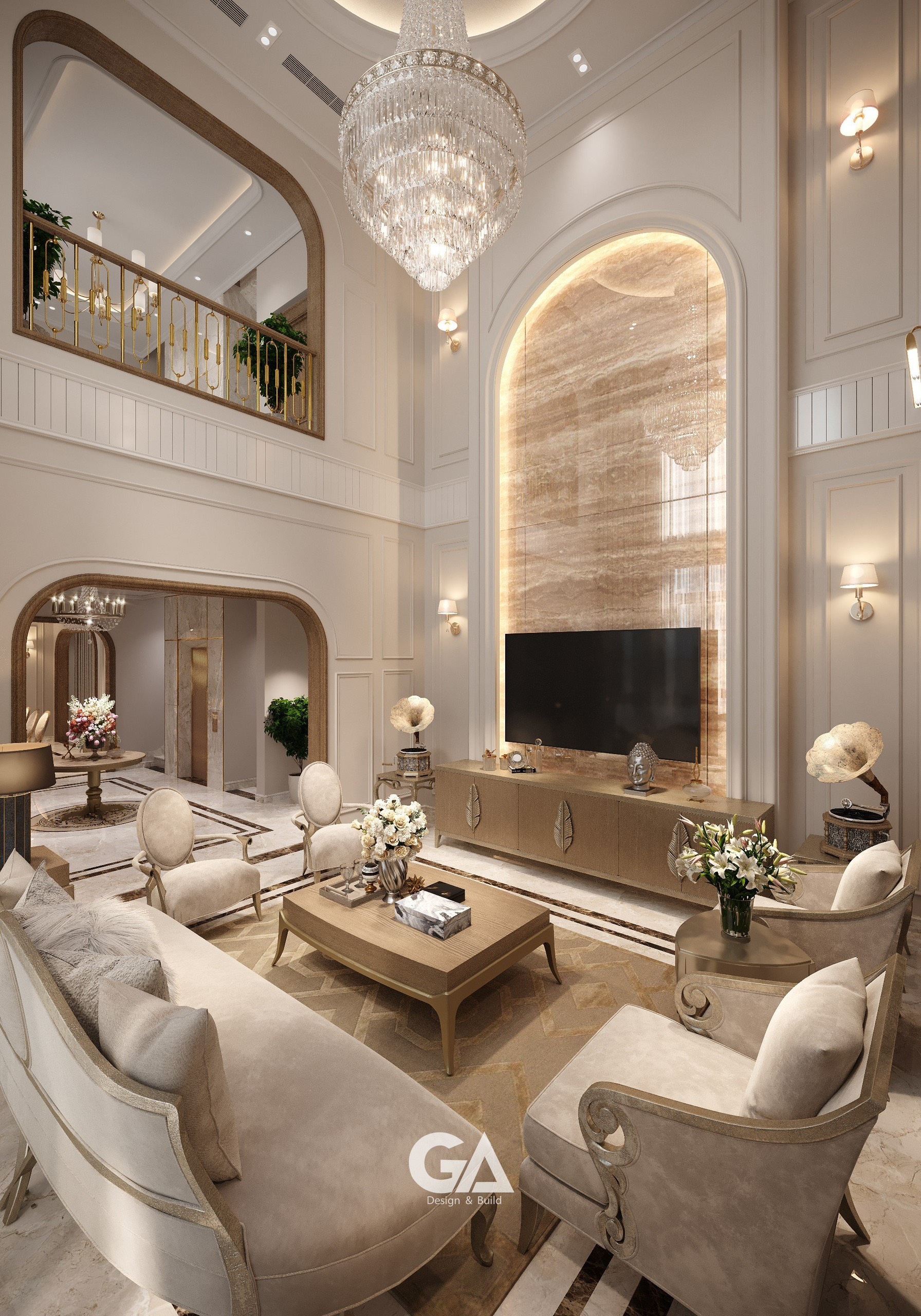 Dự án Thiết Kế Villa Bán Cổ điển Thủ Dầu Một (16)