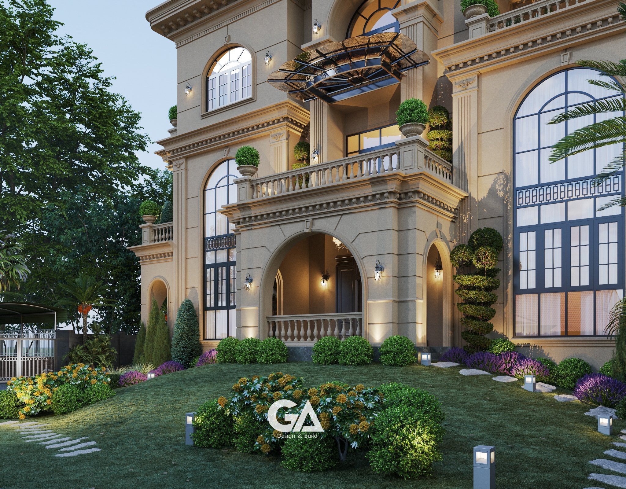 Dự án Thiết Kế Villa Bán Cổ điển Thủ Dầu Một (2)