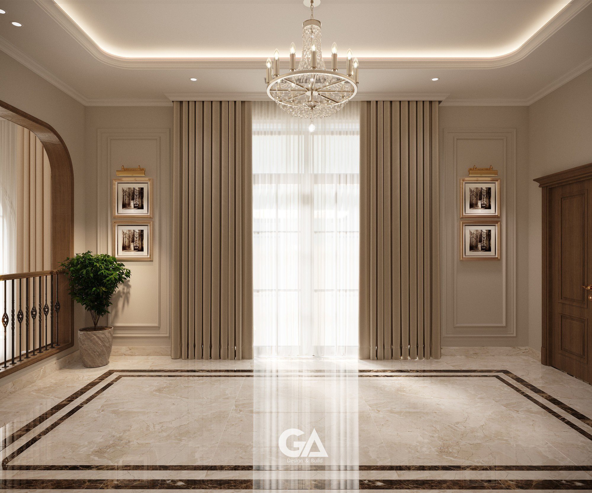Dự án Thiết Kế Villa Bán Cổ điển Thủ Dầu Một (25)