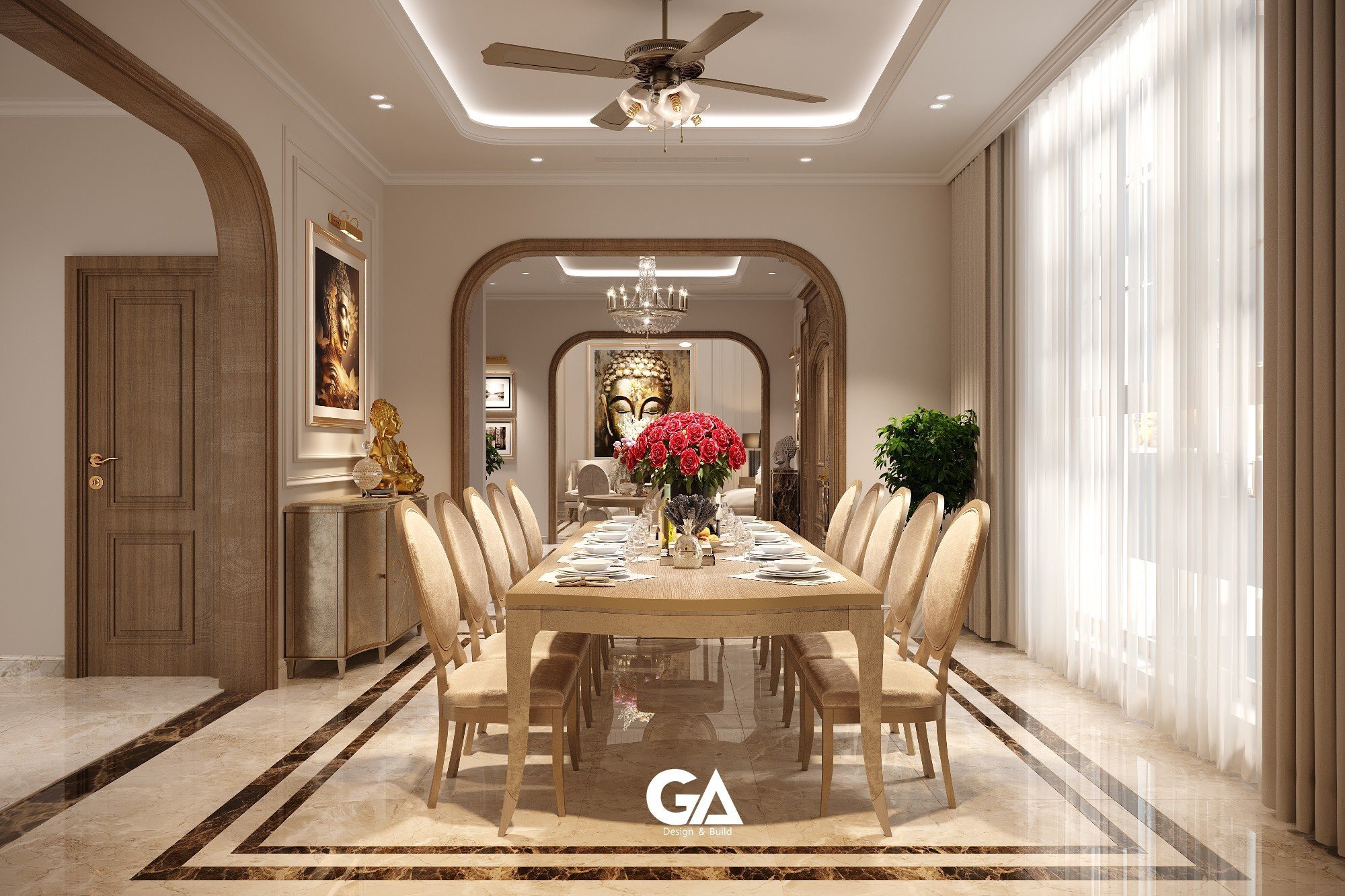 Dự án Thiết Kế Villa Bán Cổ điển Thủ Dầu Một (27)