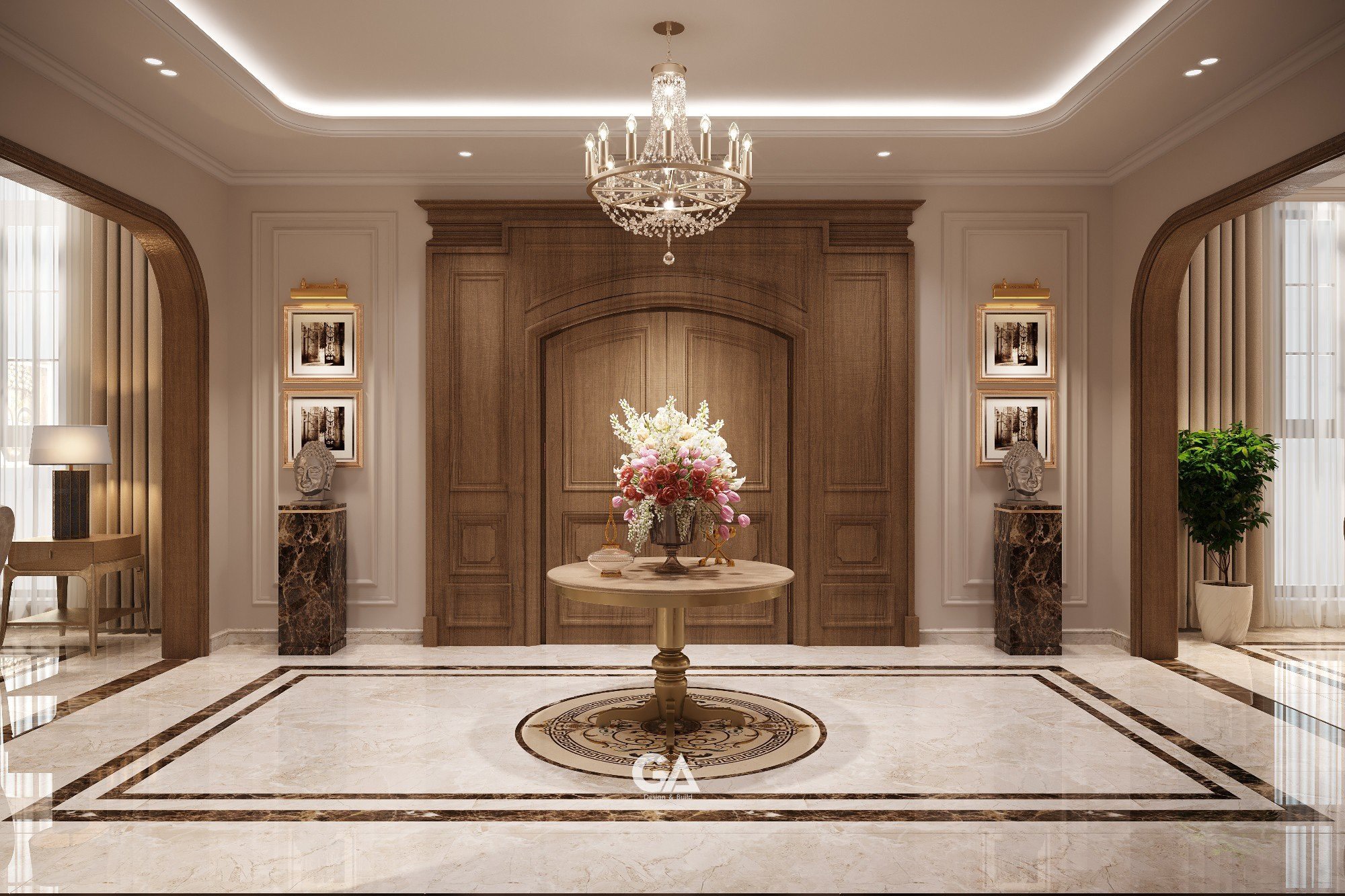 Dự án Thiết Kế Villa Bán Cổ điển Thủ Dầu Một (38)