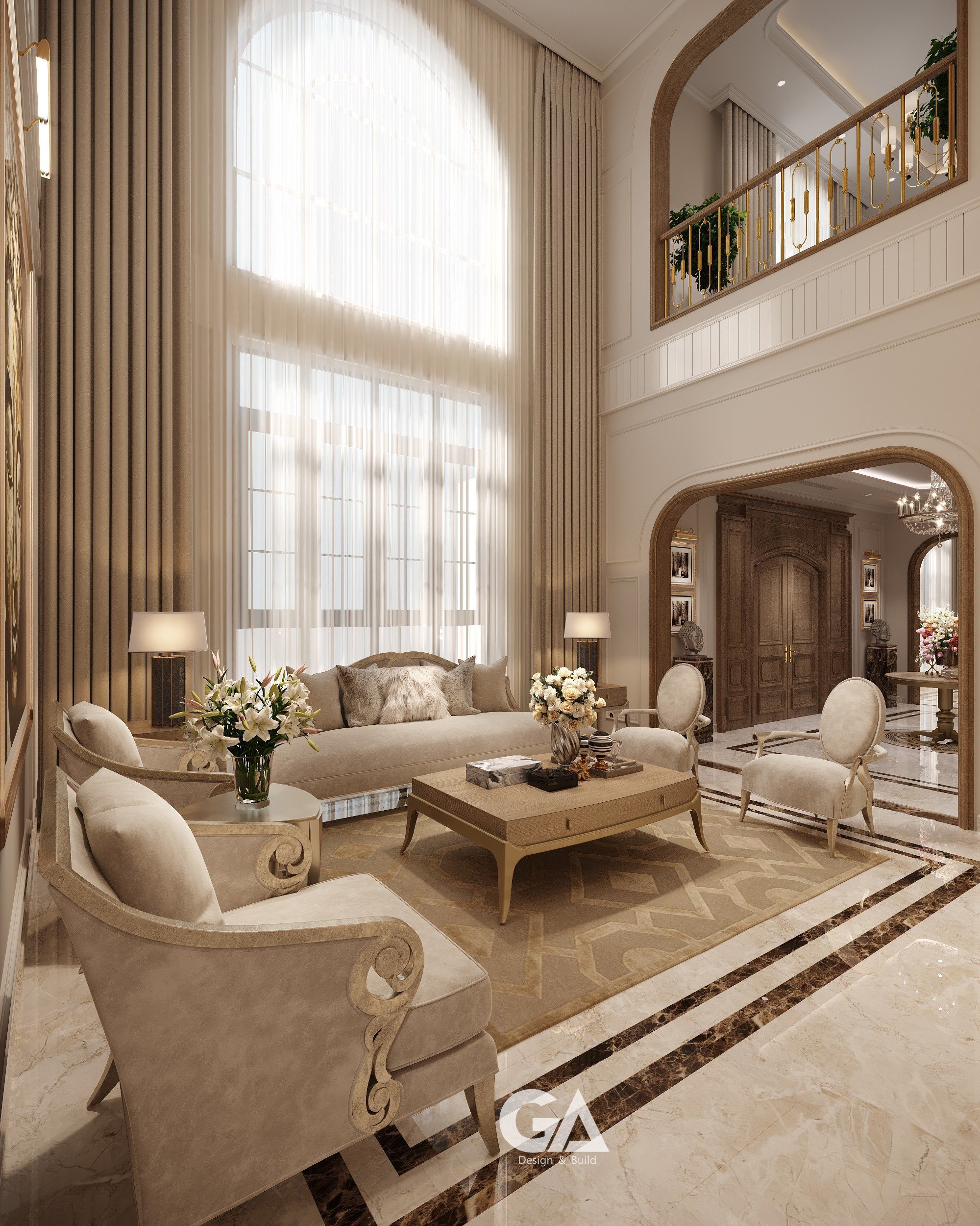 Dự án Thiết Kế Villa Bán Cổ điển Thủ Dầu Một (39)