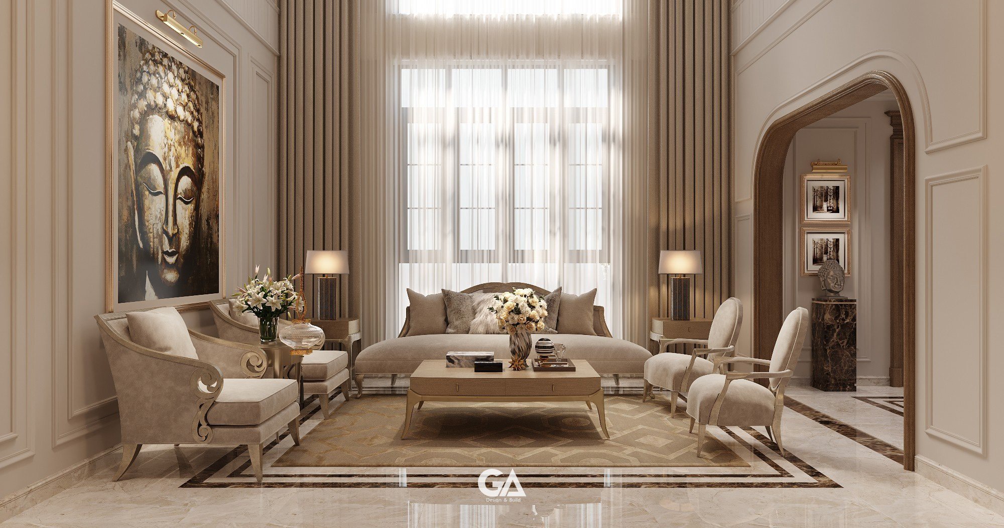 Dự án Thiết Kế Villa Bán Cổ điển Thủ Dầu Một (5)