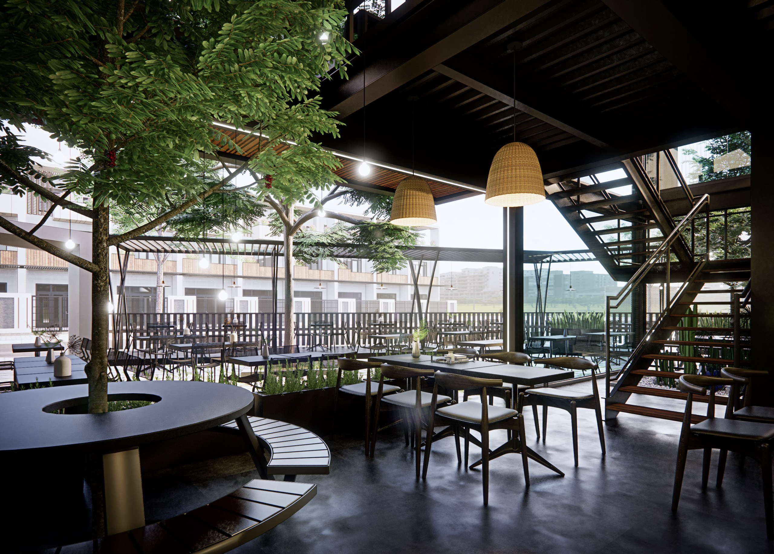 Thiết Kế Dự án Space Coffee Land Bến Cát (18)