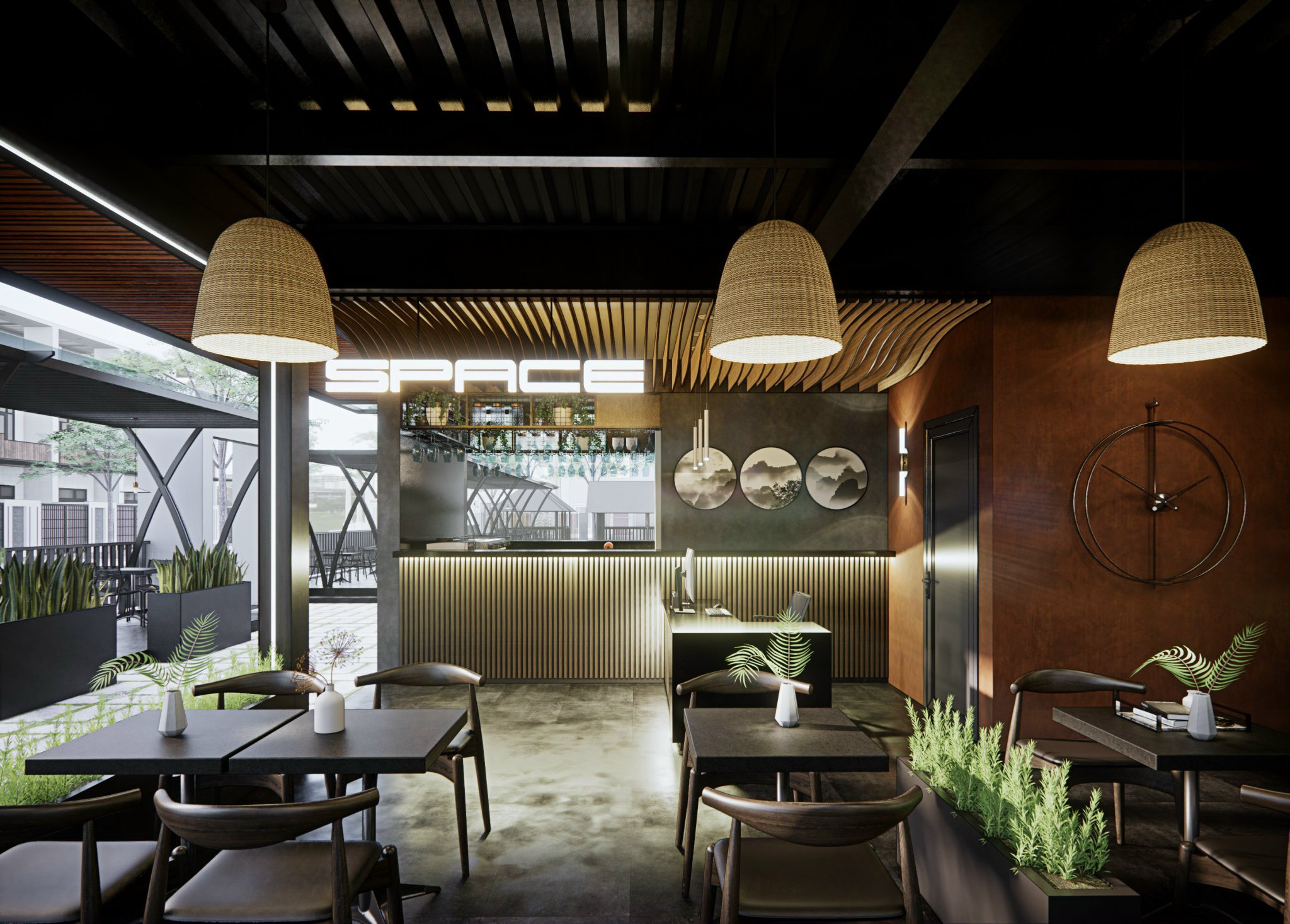 Thiết Kế Dự án Space Coffee Land Bến Cát (20)