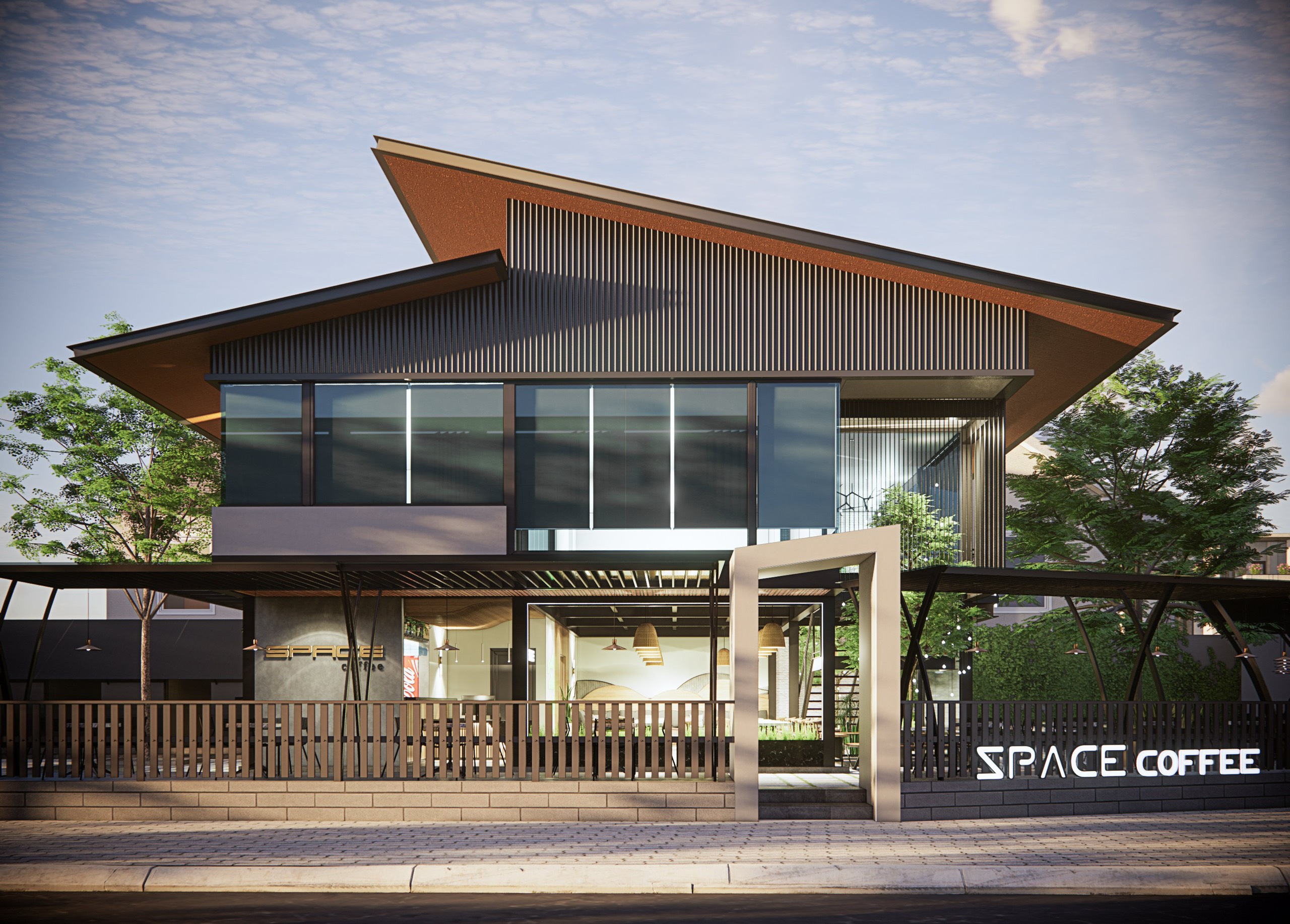 Thiết Kế Dự án Space Coffee Land Bến Cát (24)