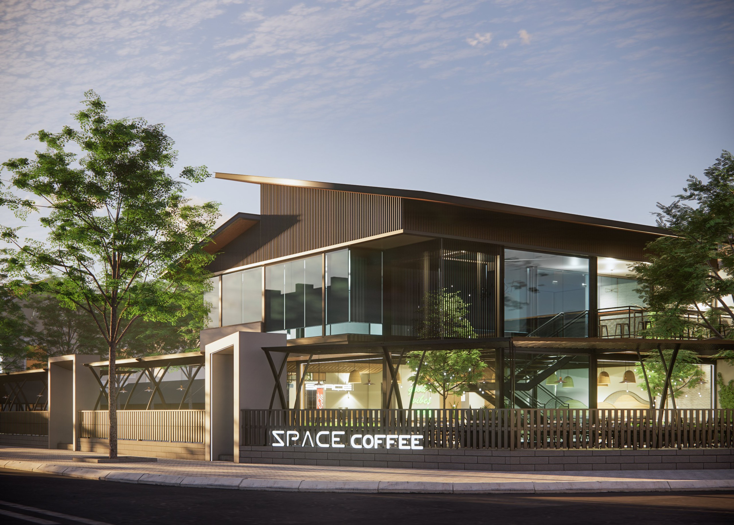 Thiết Kế Dự án Space Coffee Land Bến Cát (39)