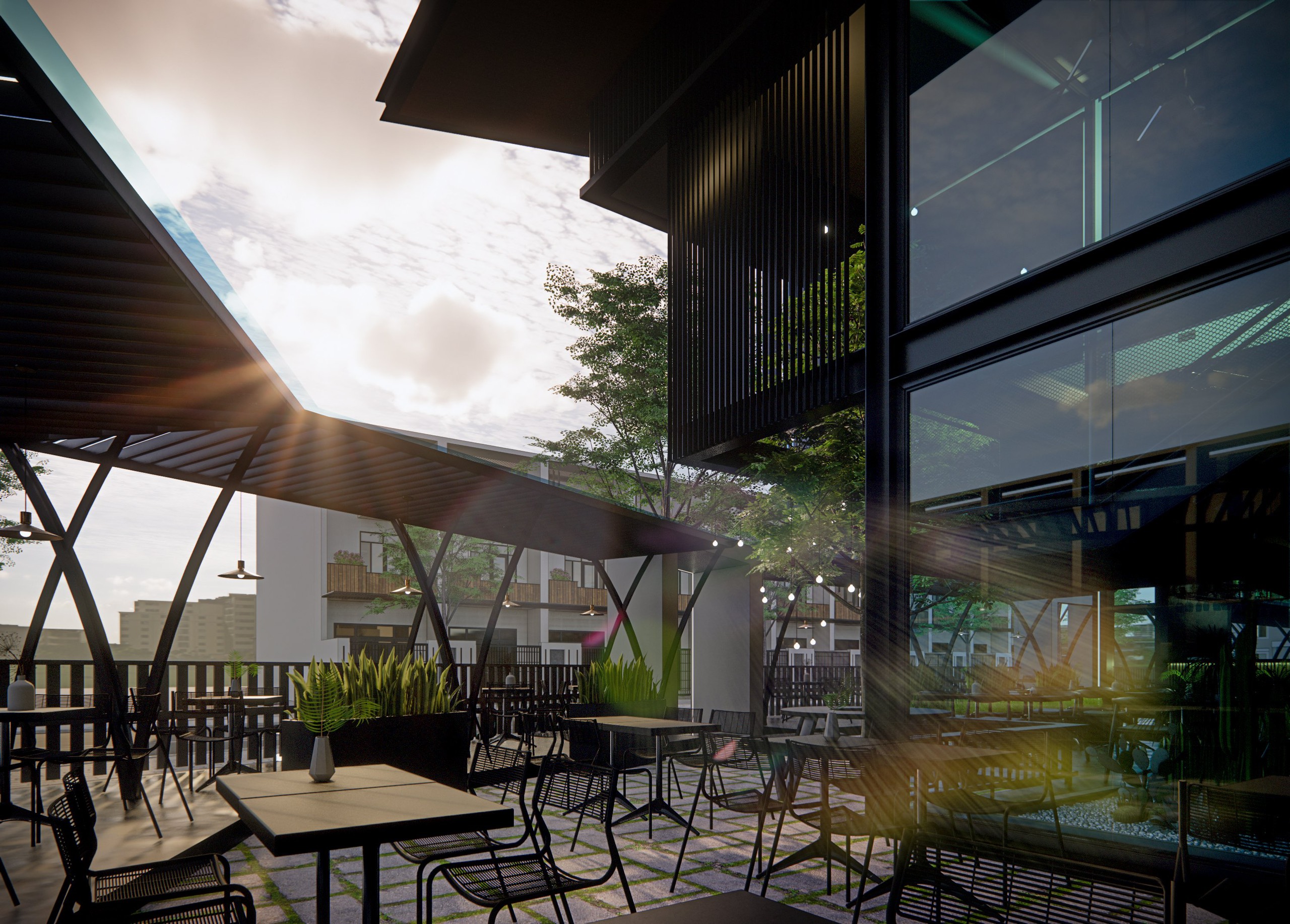 Thiết Kế Dự án Space Coffee Land Bến Cát (4)