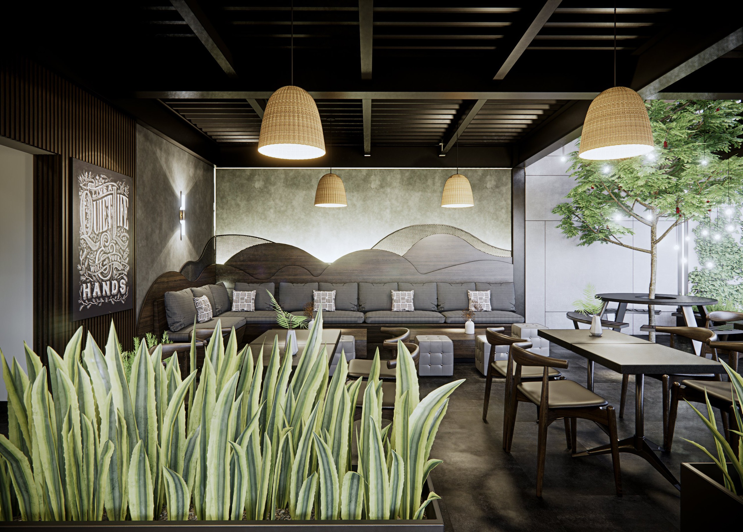 Thiết Kế Dự án Space Coffee Land Bến Cát (6)