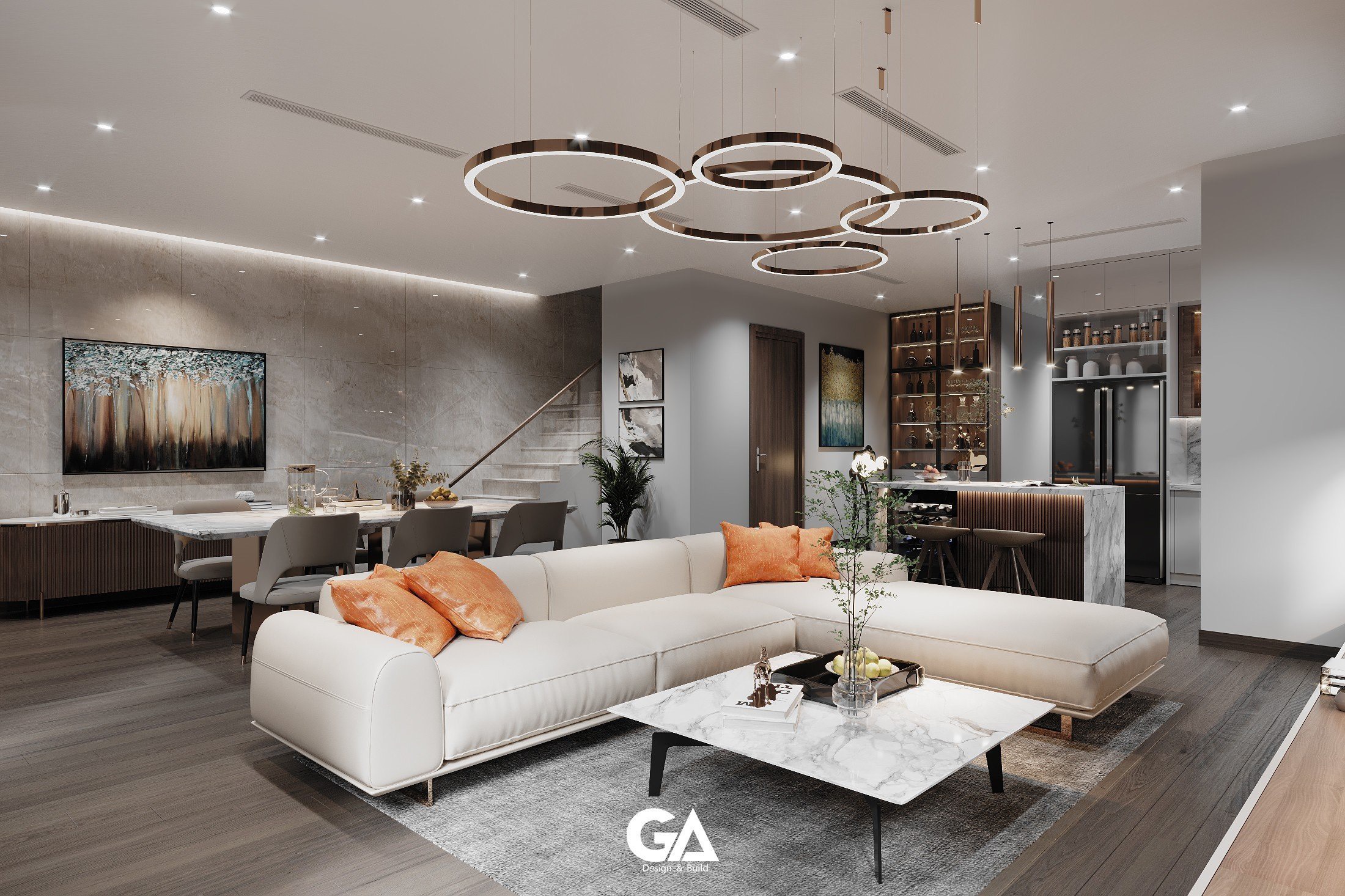 Thiết Kế Dự án Villa Oasis Thuận An (11)
