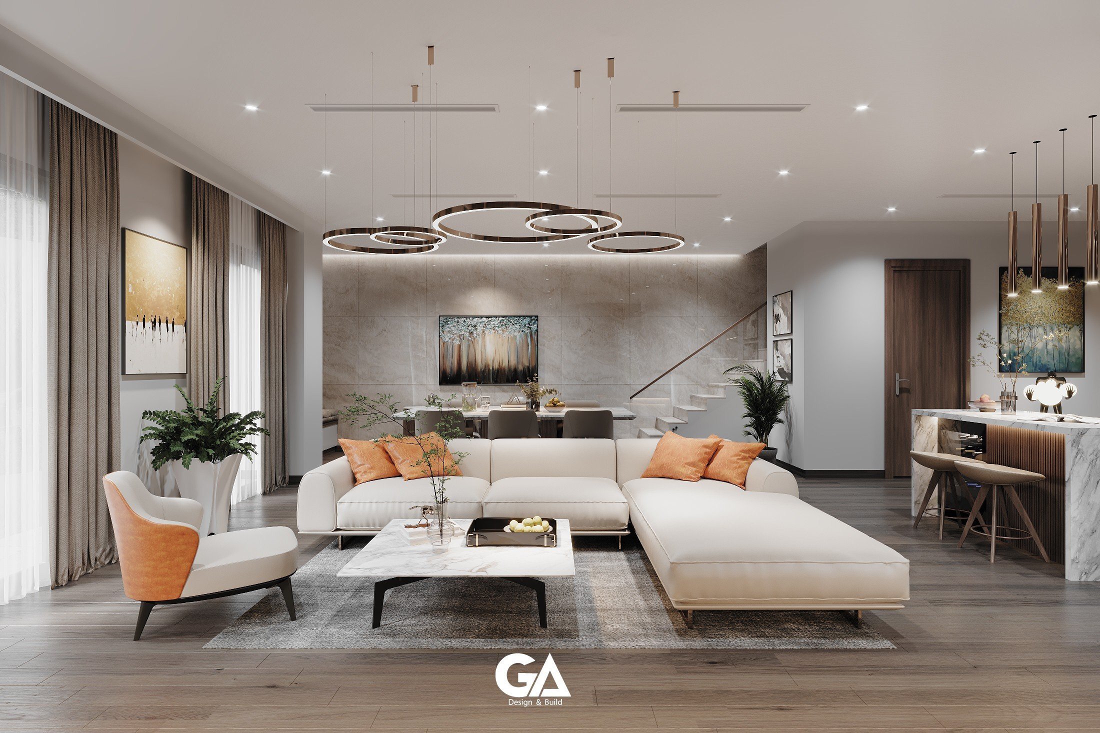 Thiết Kế Dự án Villa Oasis Thuận An (15)