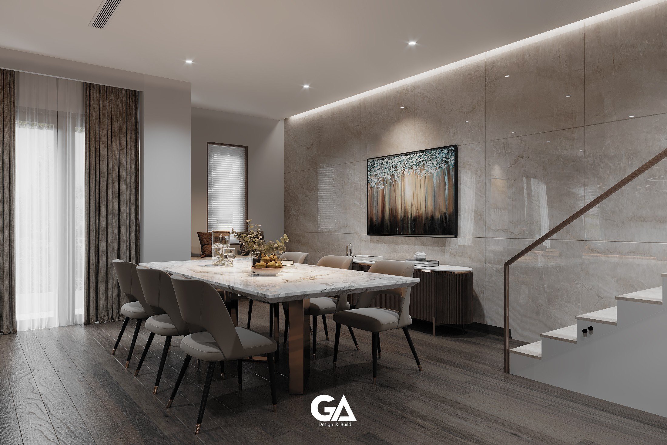 Thiết Kế Dự án Villa Oasis Thuận An (18)