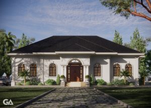 Thiết Kế Dự án Biệt Thự Sân Vườn Anh Hùng Dầu Tiếng (1)