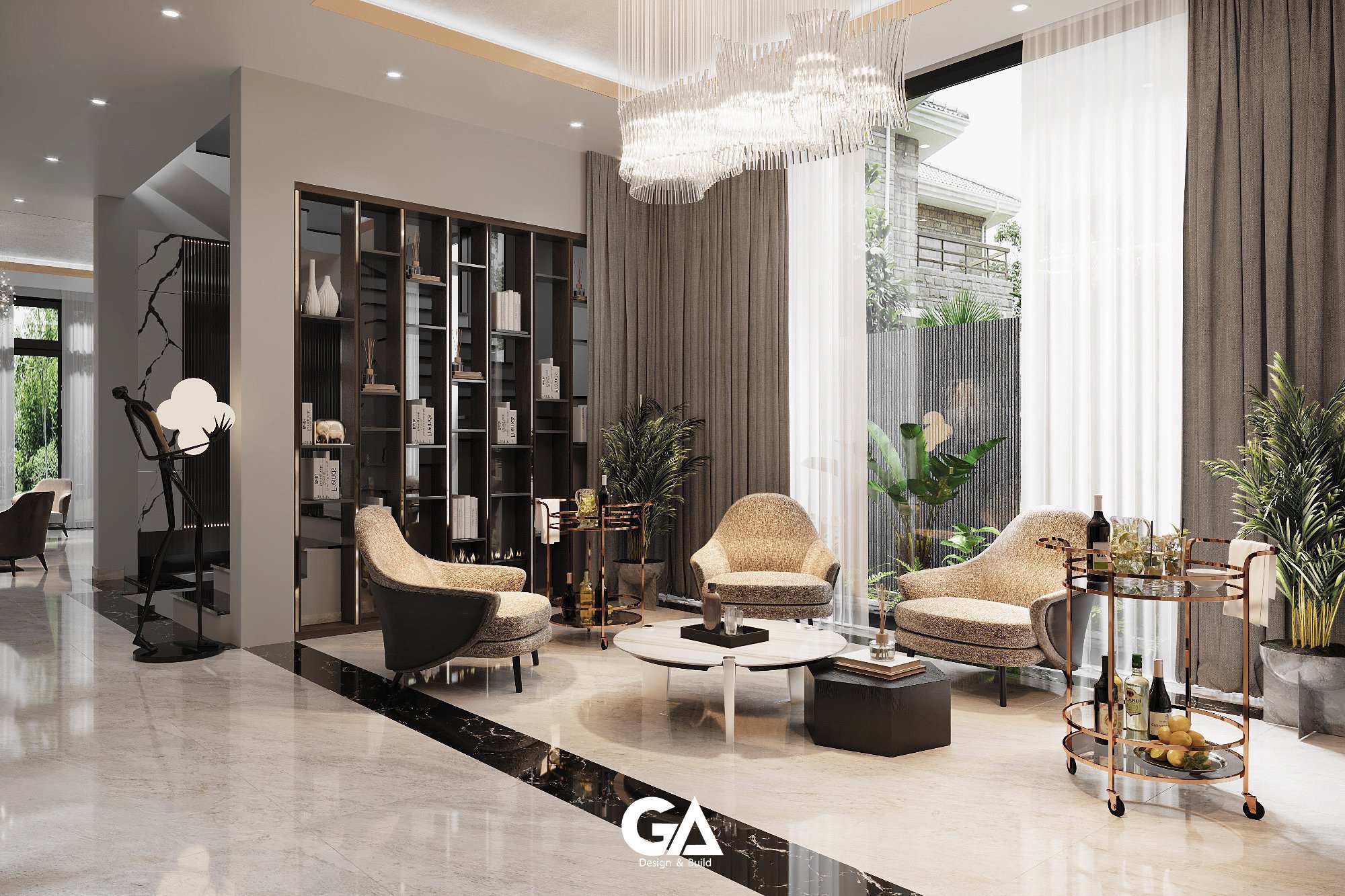 Thiết Kế Nội Thất Villa Anh Hải Phước Vĩnh (18)