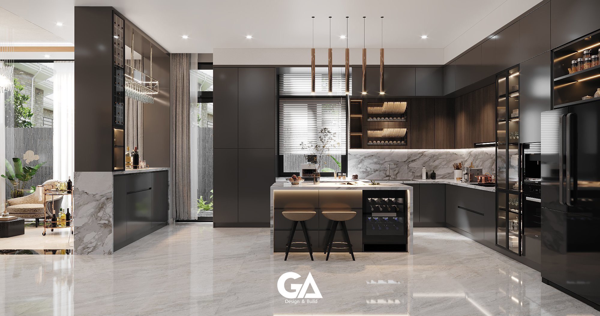 Thiết Kế Nội Thất Villa Anh Hải Phước Vĩnh (19)