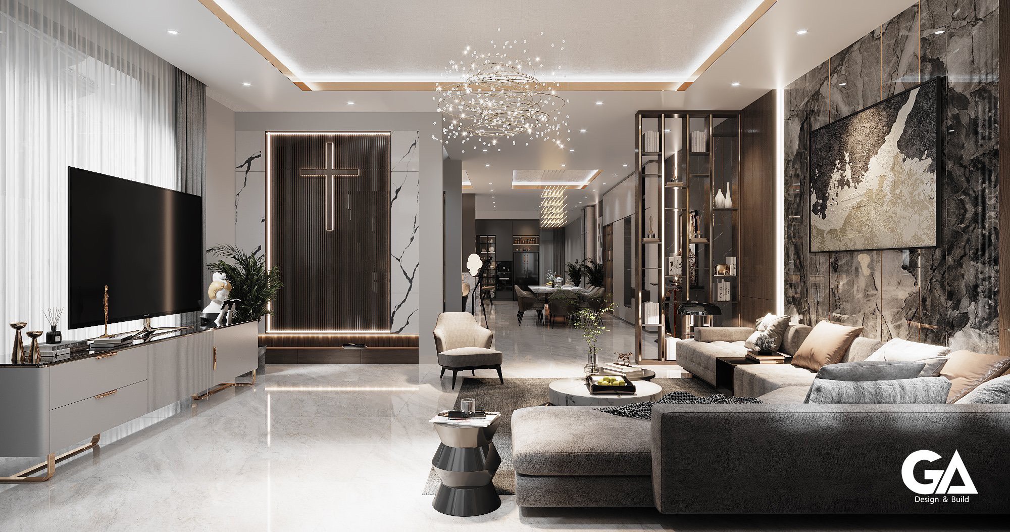 Thiết Kế Nội Thất Villa Anh Hải Phước Vĩnh (21)
