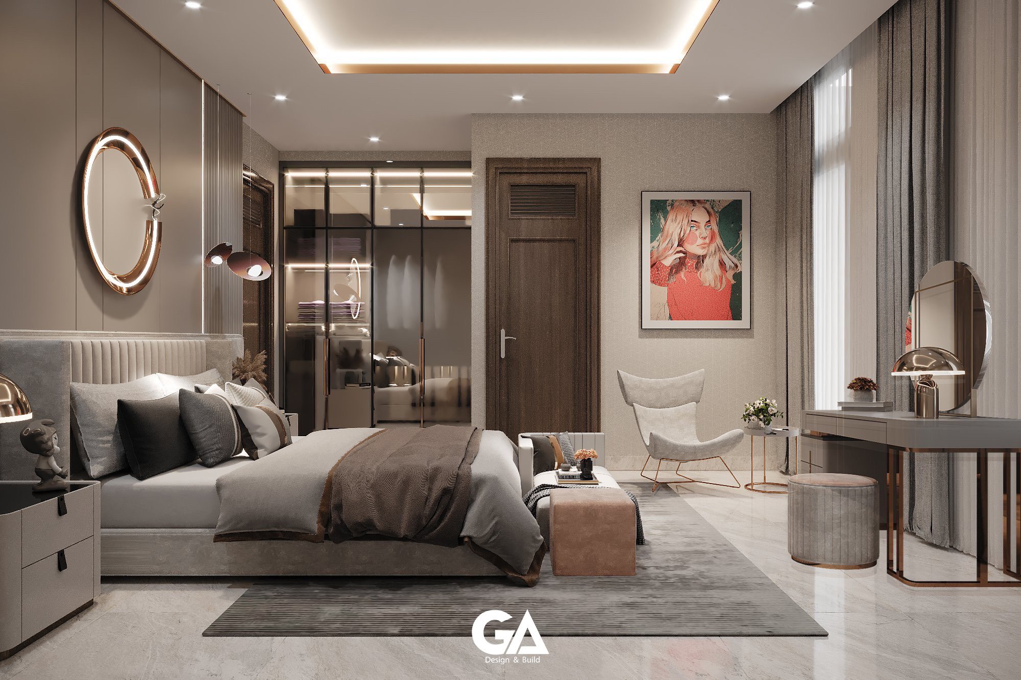 Thiết Kế Nội Thất Villa Anh Hải Phước Vĩnh (24)