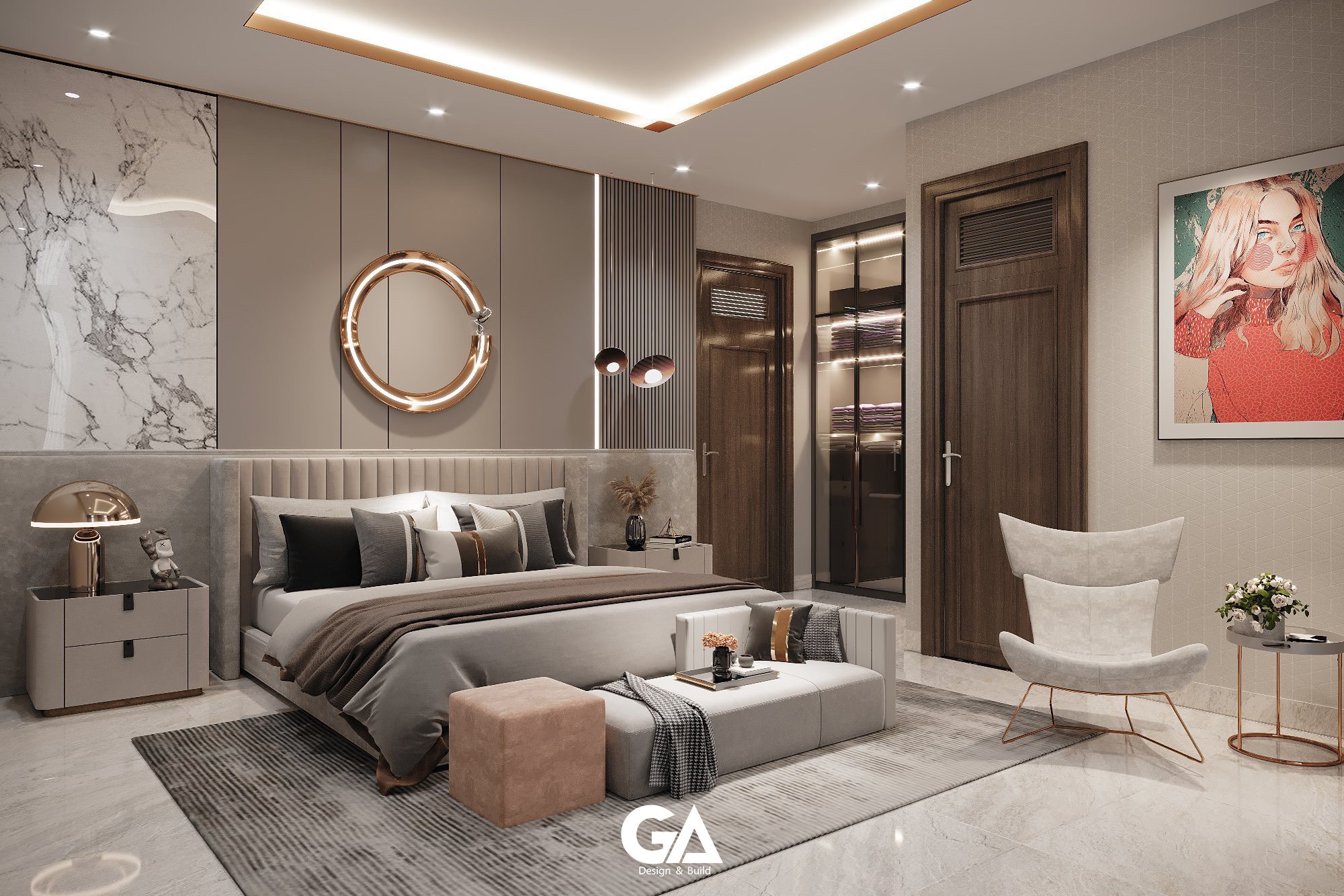 Thiết Kế Nội Thất Villa Anh Hải Phước Vĩnh (25)