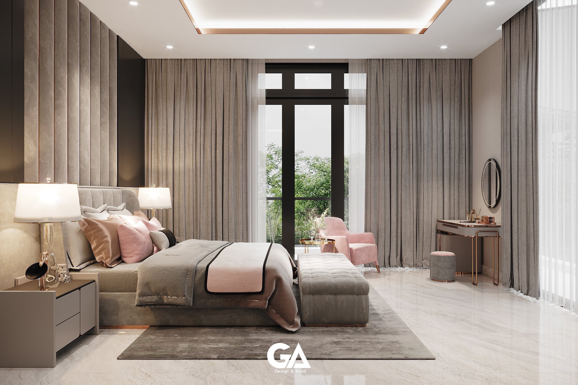 Thiết Kế Nội Thất Villa Anh Hải Phước Vĩnh (5)