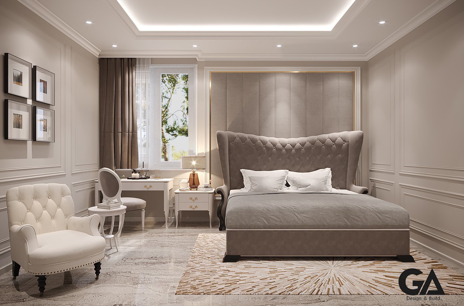 Thiết Kế Nội Thất Villa Anh Nhị Thaco Bình Dương (13)