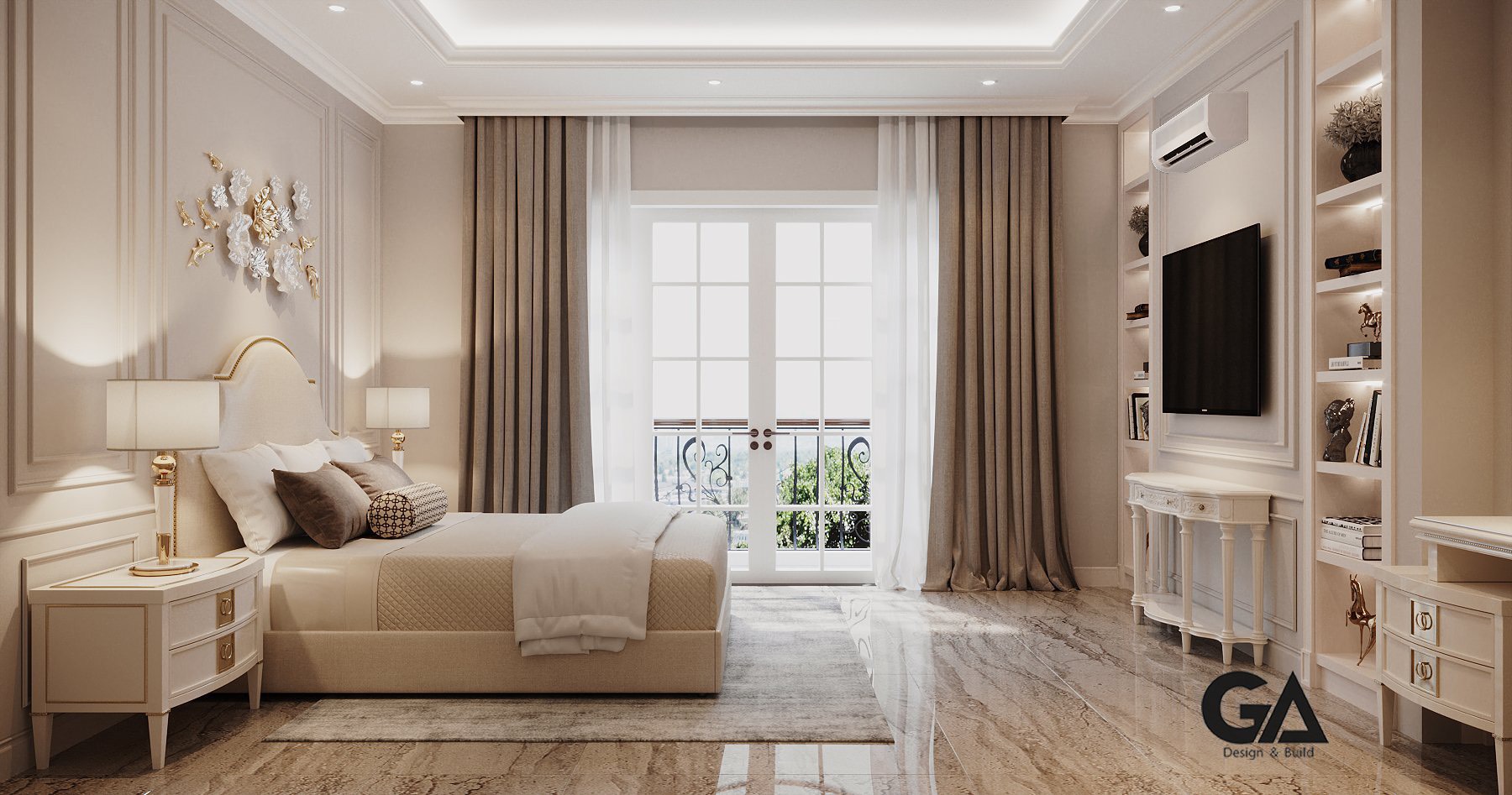 Thiết Kế Nội Thất Villa Anh Nhị Thaco Bình Dương (24)