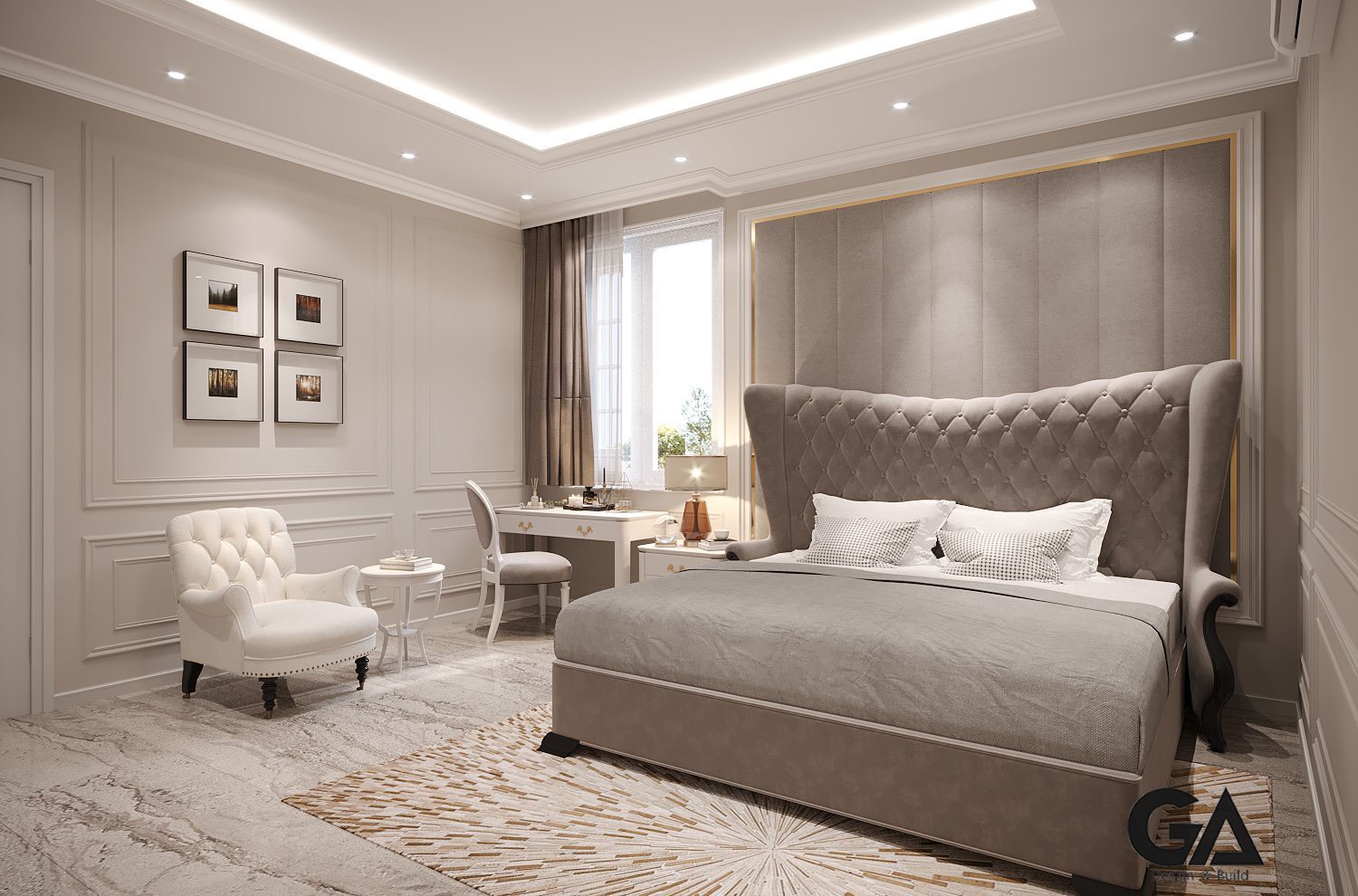 Thiết Kế Nội Thất Villa Anh Nhị Thaco Bình Dương (25)