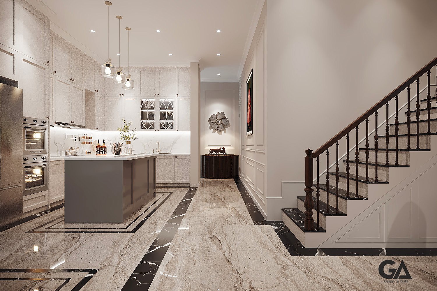 Thiết Kế Nội Thất Villa Anh Nhị Thaco Bình Dương (3)