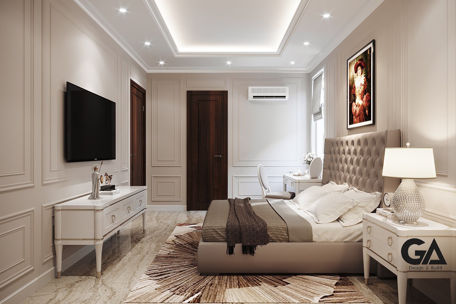 Thiết Kế Nội Thất Villa Anh Nhị Thaco Bình Dương (8)