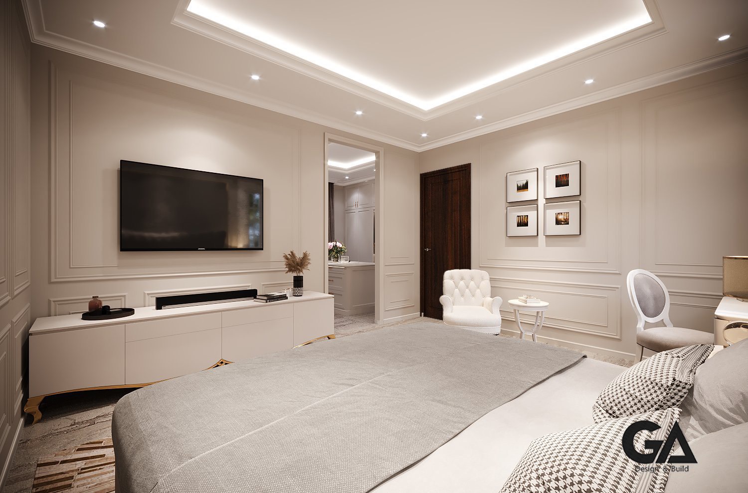 Thiết Kế Nội Thất Villa Anh Nhị Thaco Bình Dương (9)