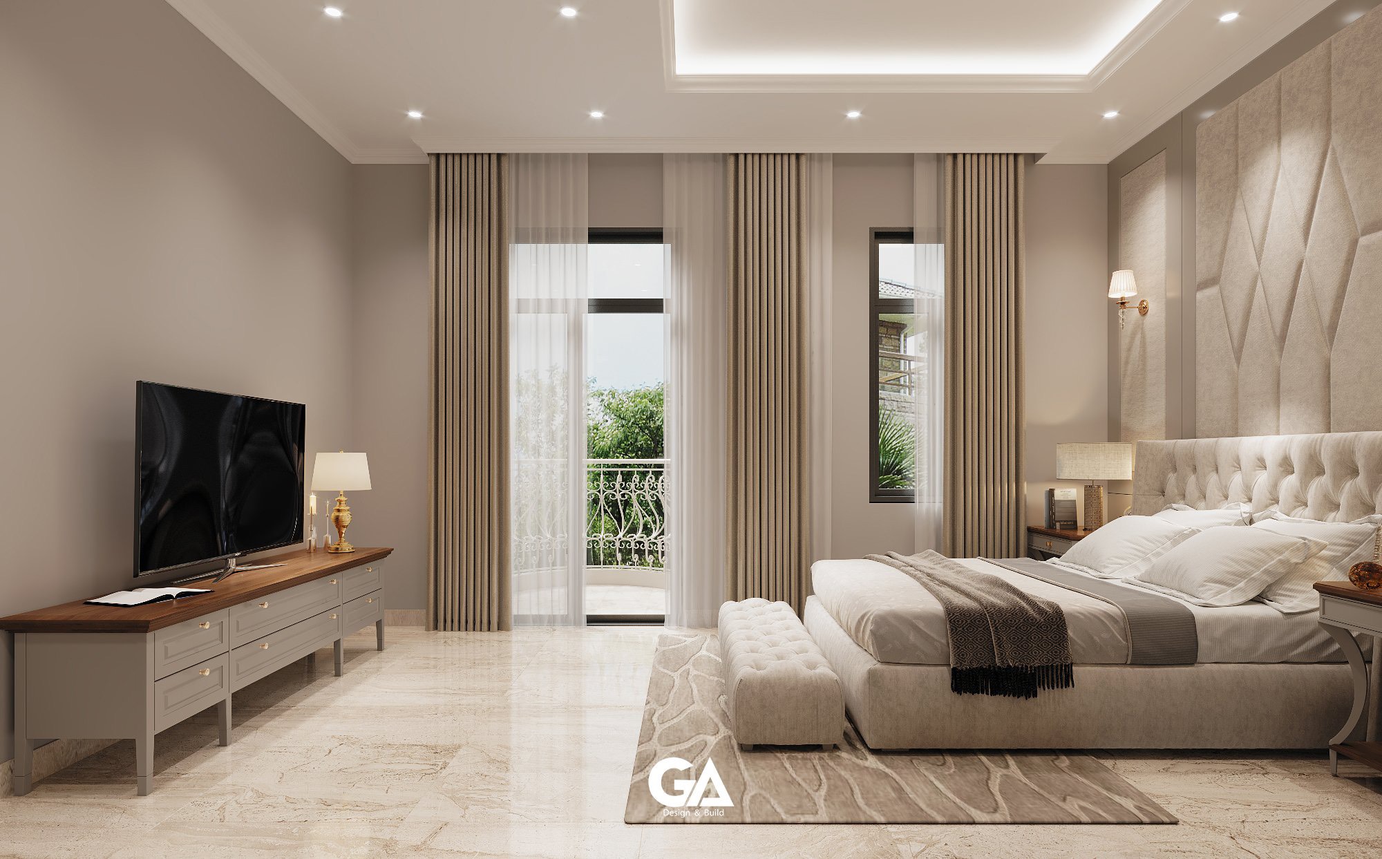 Thiết Kế Nội Thất Biệt Thự Anh Hải Phú Giáo (14)