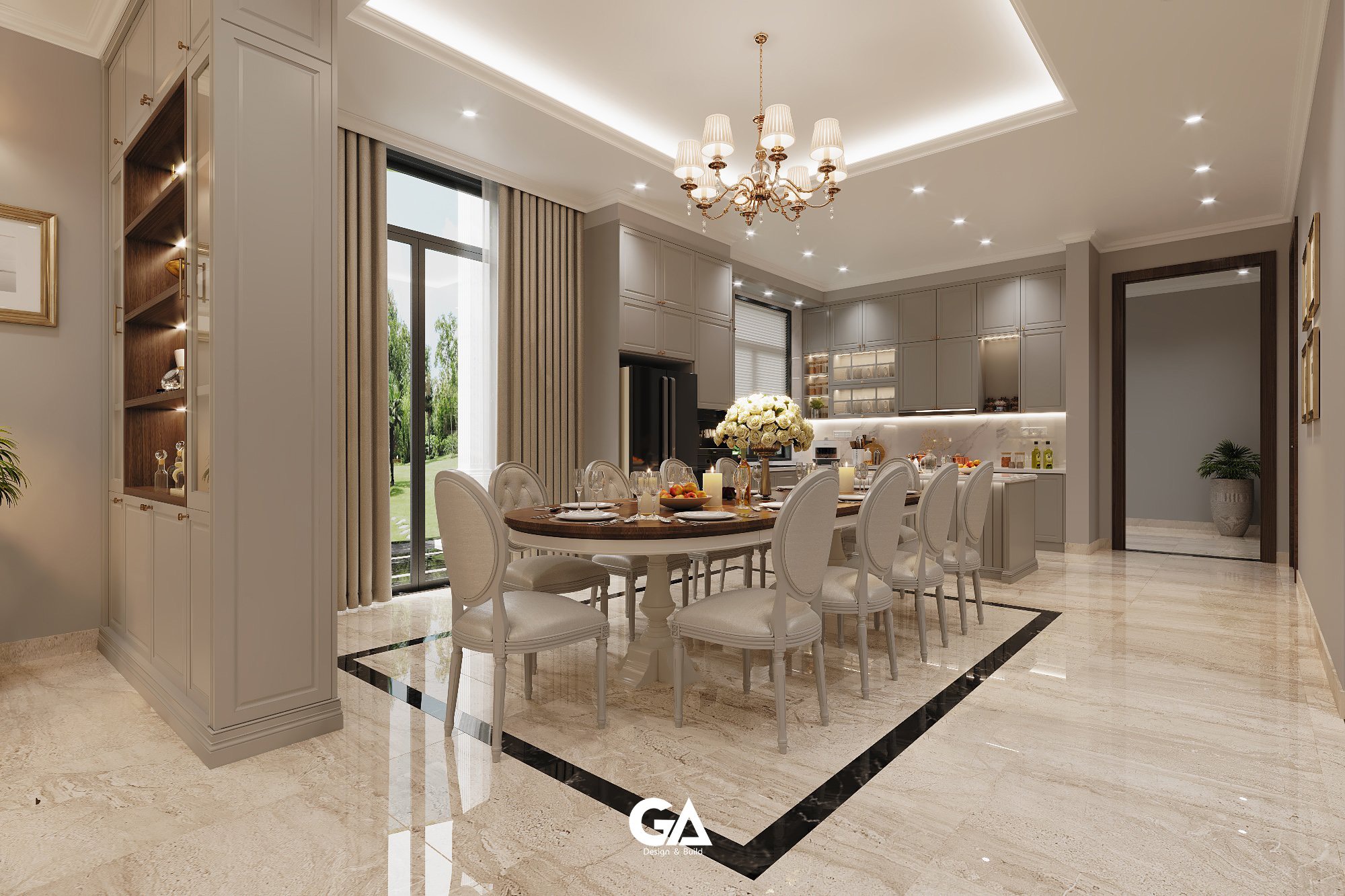 Thiết Kế Nội Thất Biệt Thự Anh Hải Phú Giáo (3)