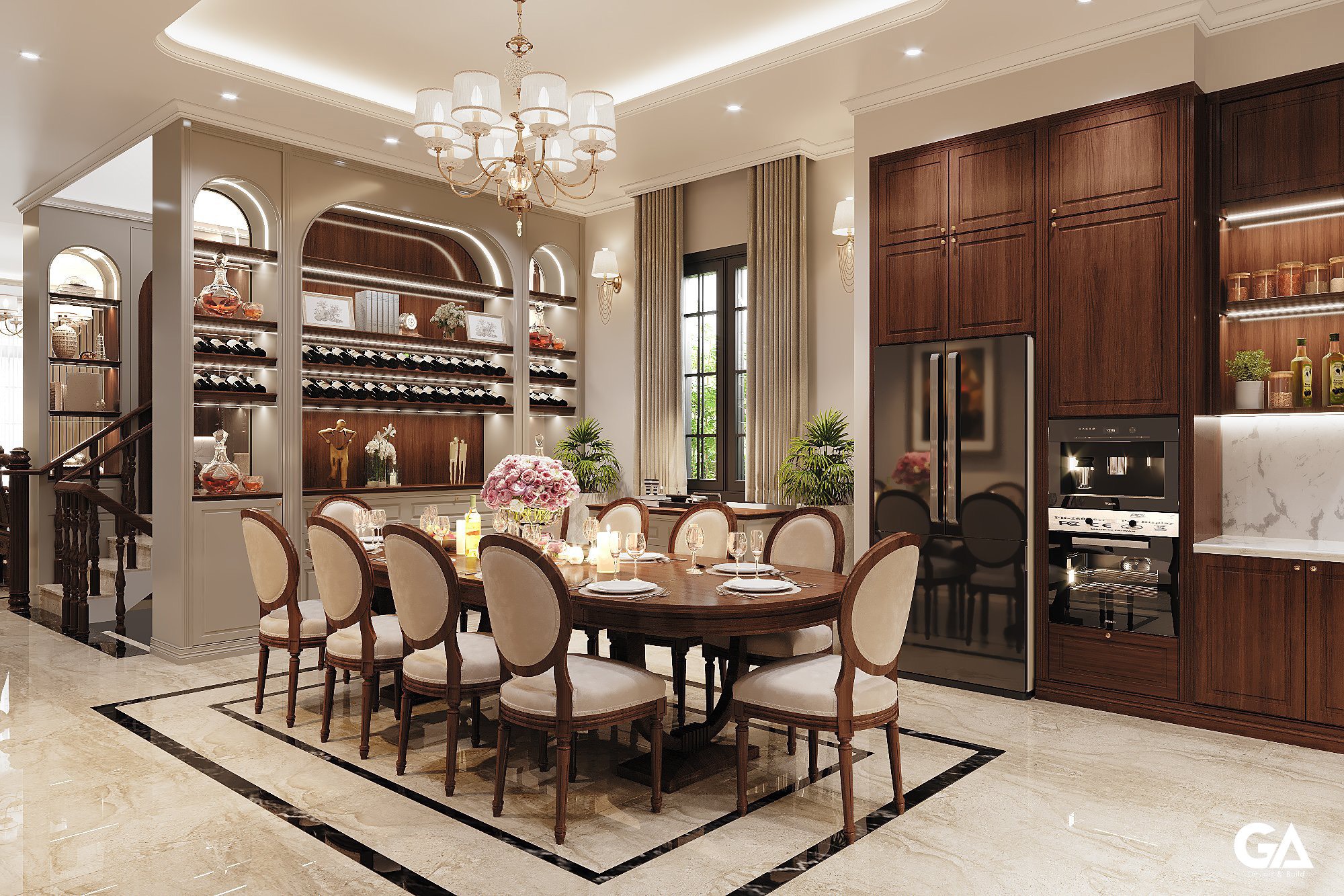 Thiết Kế Nội Thất Dự án Villa Chị An Bình Dương (1)
