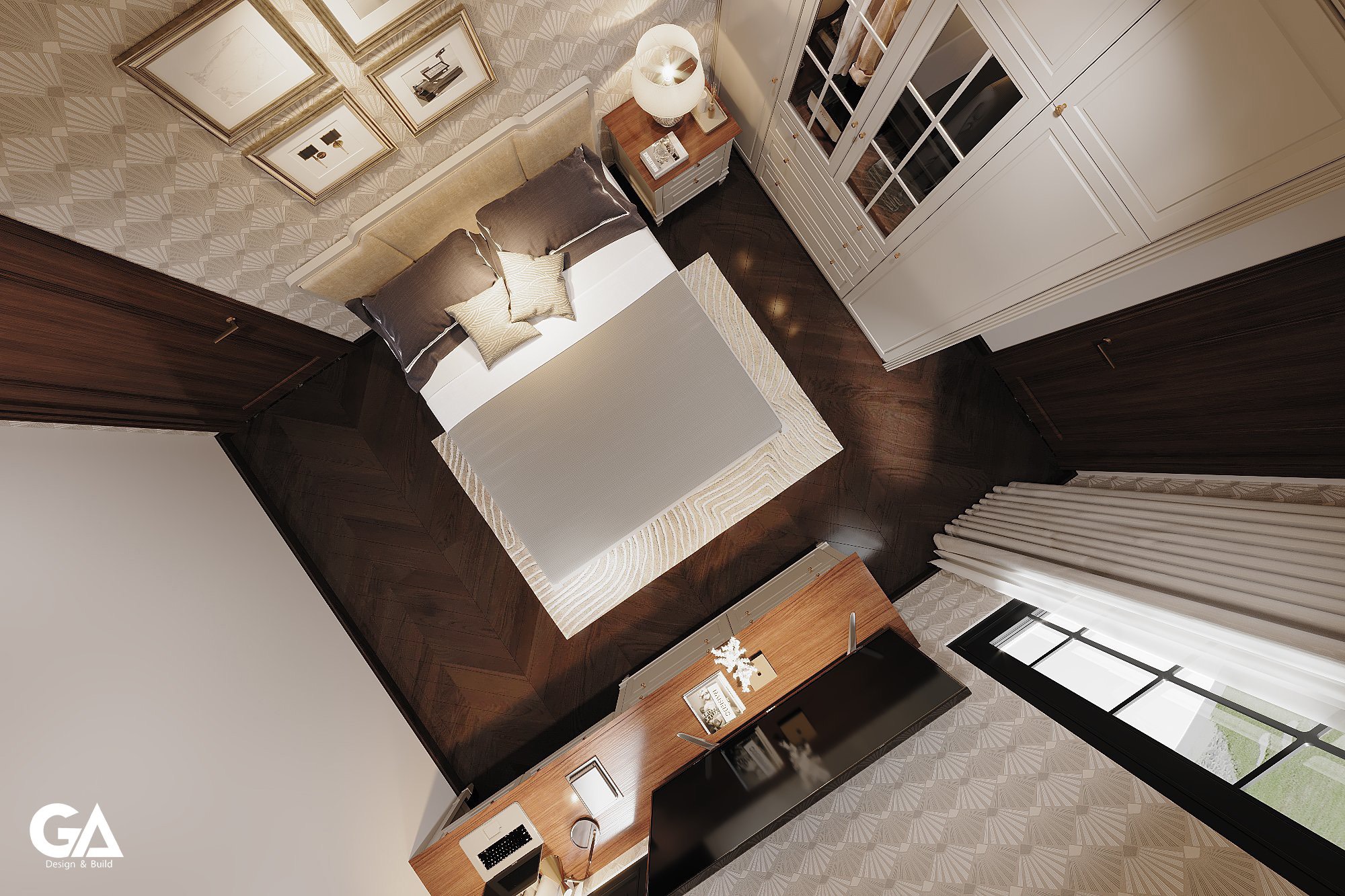 Thiết Kế Nội Thất Dự án Villa Chị An Bình Dương (13)