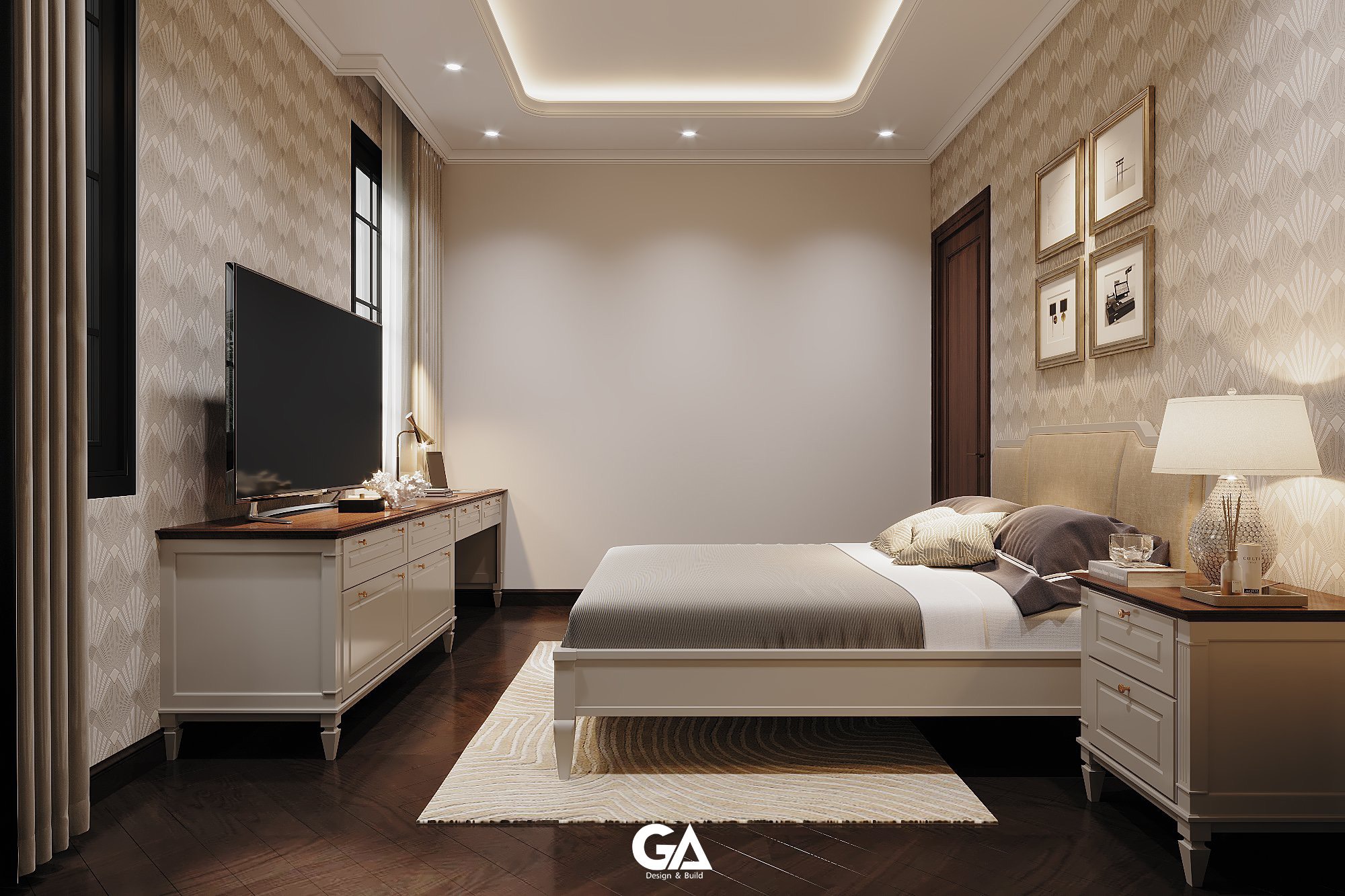 Thiết Kế Nội Thất Dự án Villa Chị An Bình Dương (16)