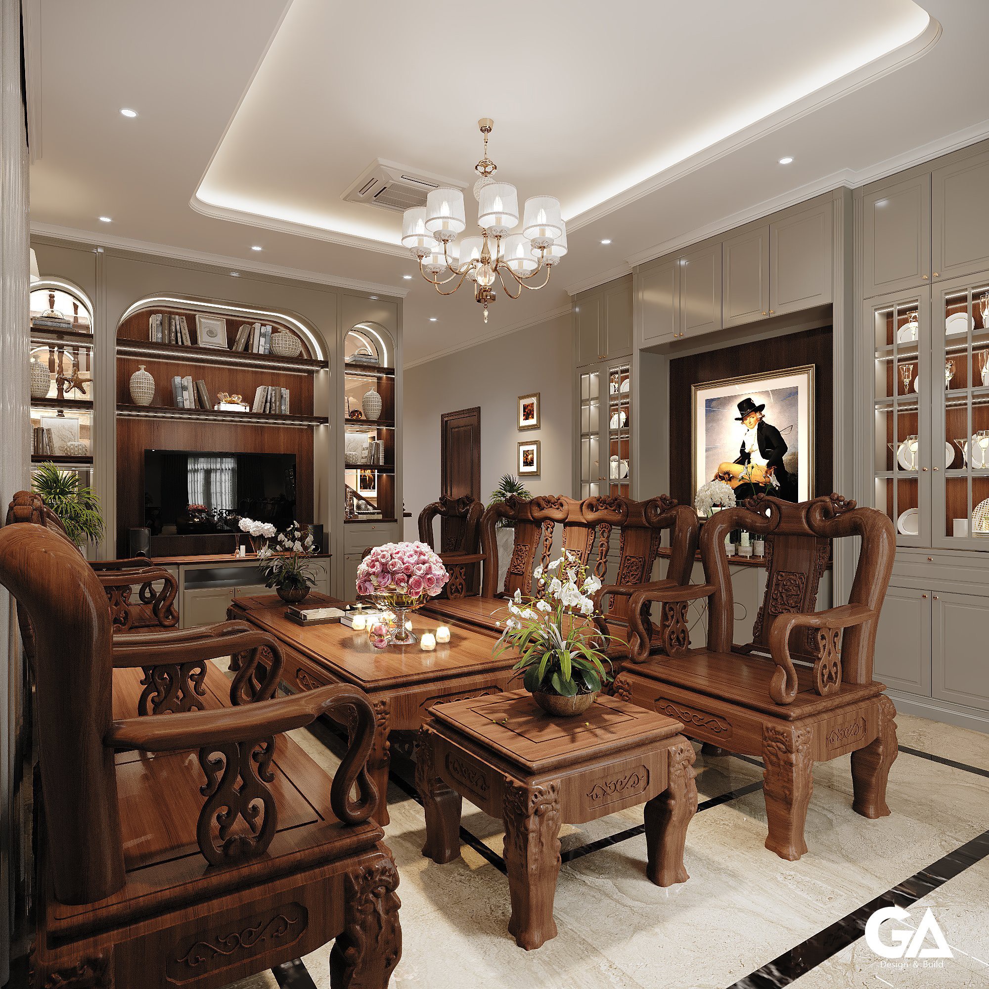 Thiết Kế Nội Thất Dự án Villa Chị An Bình Dương (22)