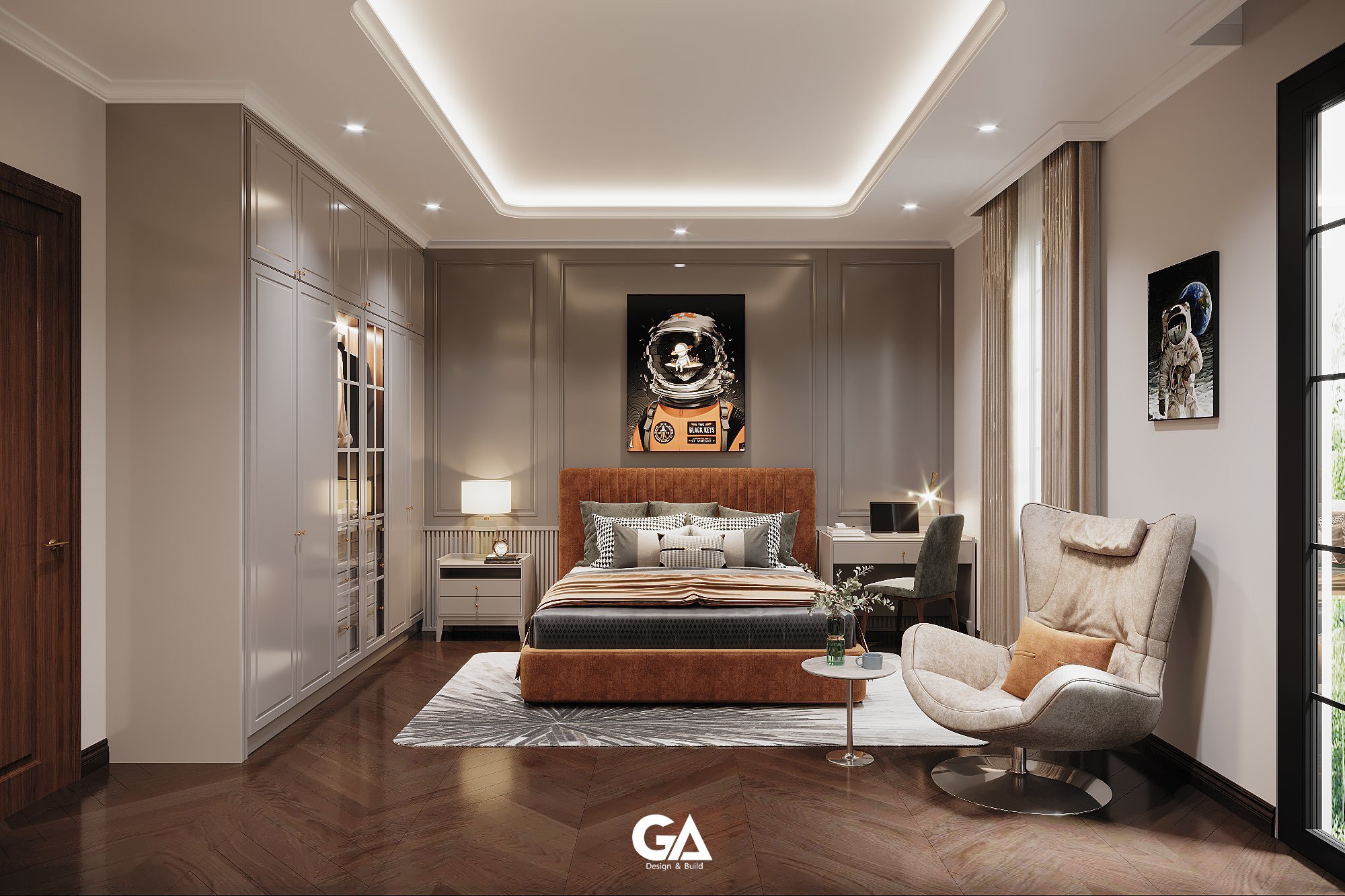 Thiết Kế Nội Thất Dự án Villa Chị An Bình Dương (25)