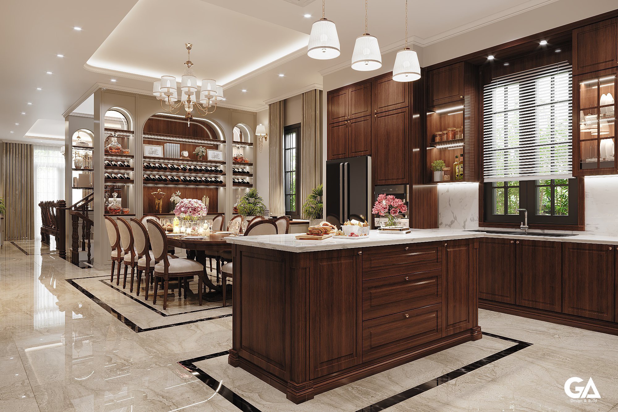 Thiết Kế Nội Thất Dự án Villa Chị An Bình Dương (3)