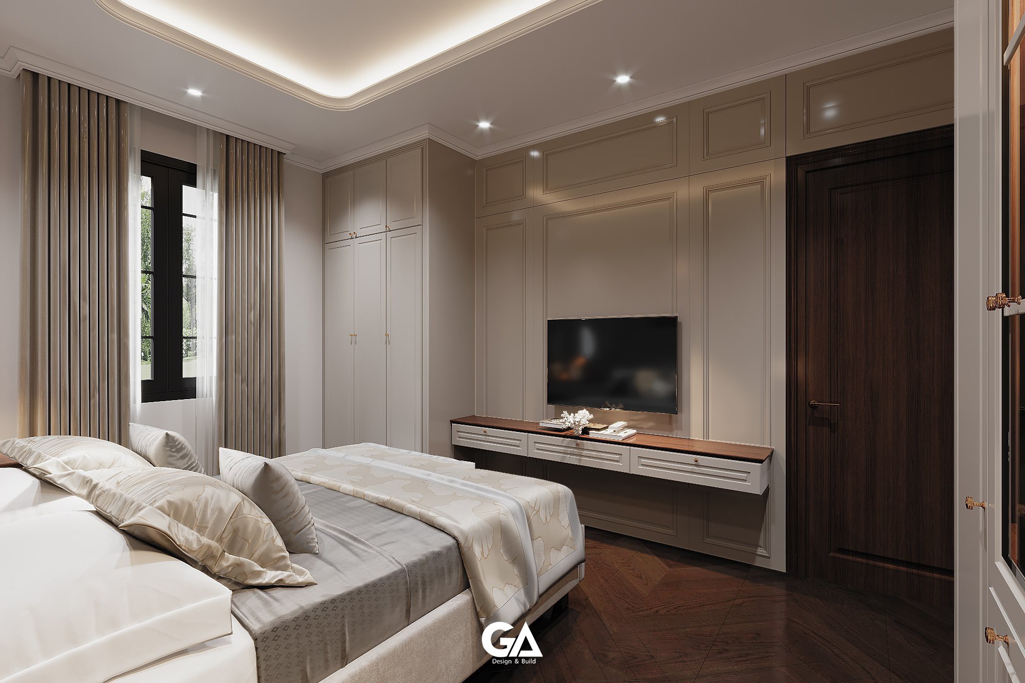Thiết Kế Nội Thất Dự án Villa Chị An Bình Dương (32)