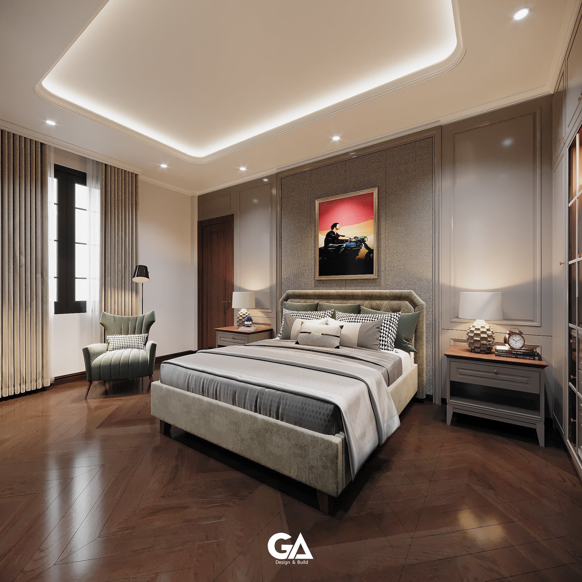 Thiết Kế Nội Thất Dự án Villa Chị An Bình Dương (35)
