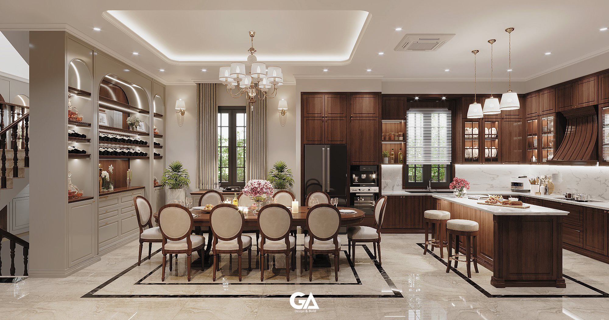 Thiết Kế Nội Thất Dự án Villa Chị An Bình Dương (5)