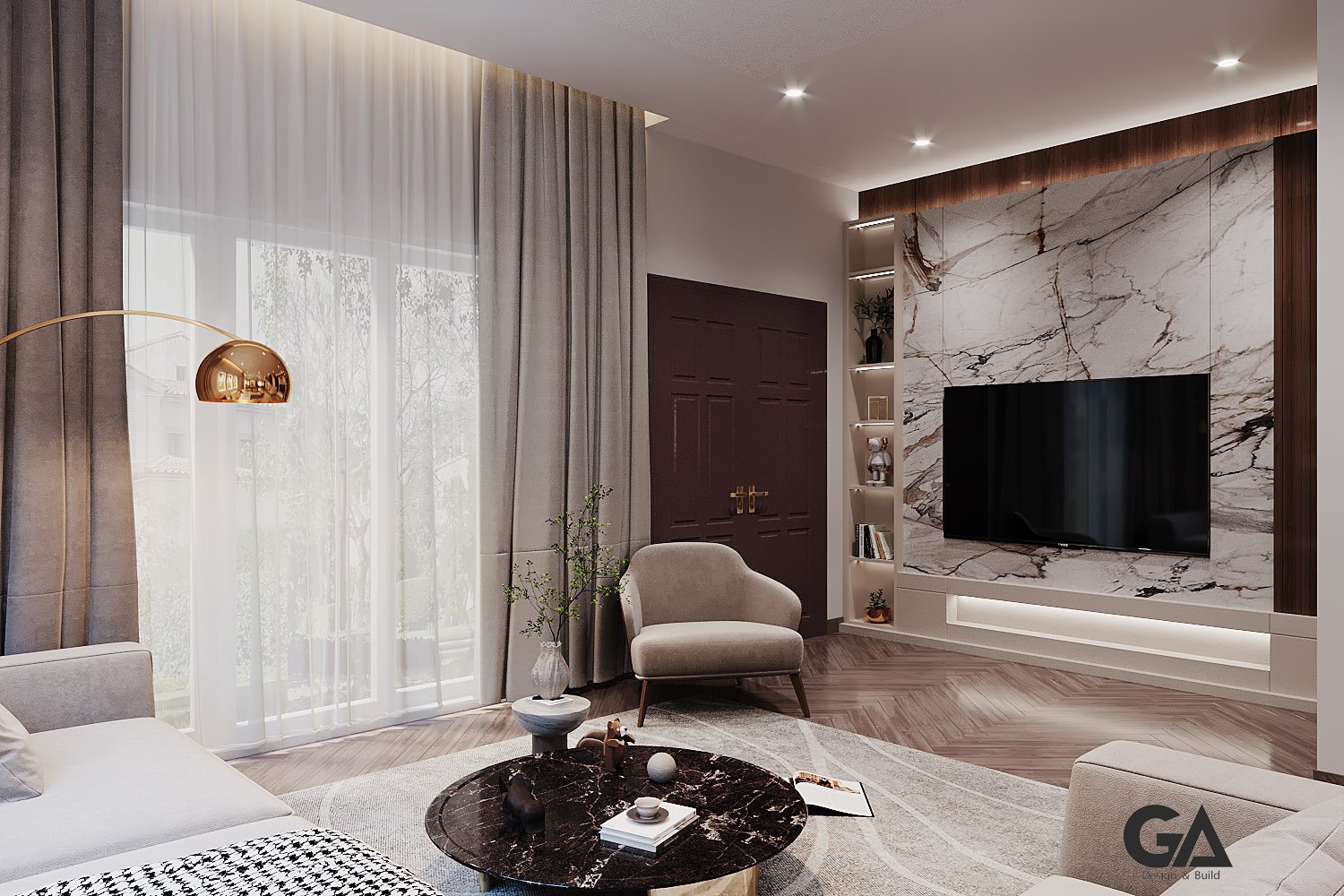 Thiết Kế Nội Thất Dự án Biệt Thự Liền Kề Ecolakes (14)