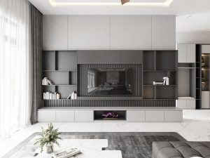 Thiết Kế Nội Thất Hiện đại Dự án Nhà Phố Tại Đồng Nai (1)