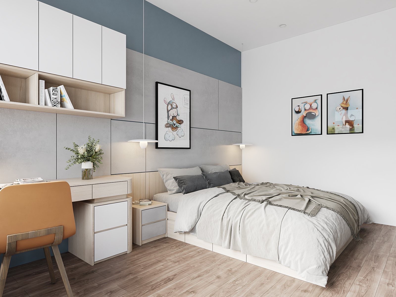 Thiết Kế Nội Thất Hiện đại Dự án Nhà Phố Tại Đồng Nai (22)
