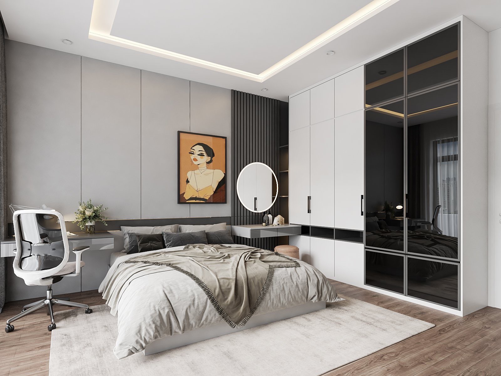 Thiết Kế Nội Thất Hiện đại Dự án Nhà Phố Tại Đồng Nai (27)