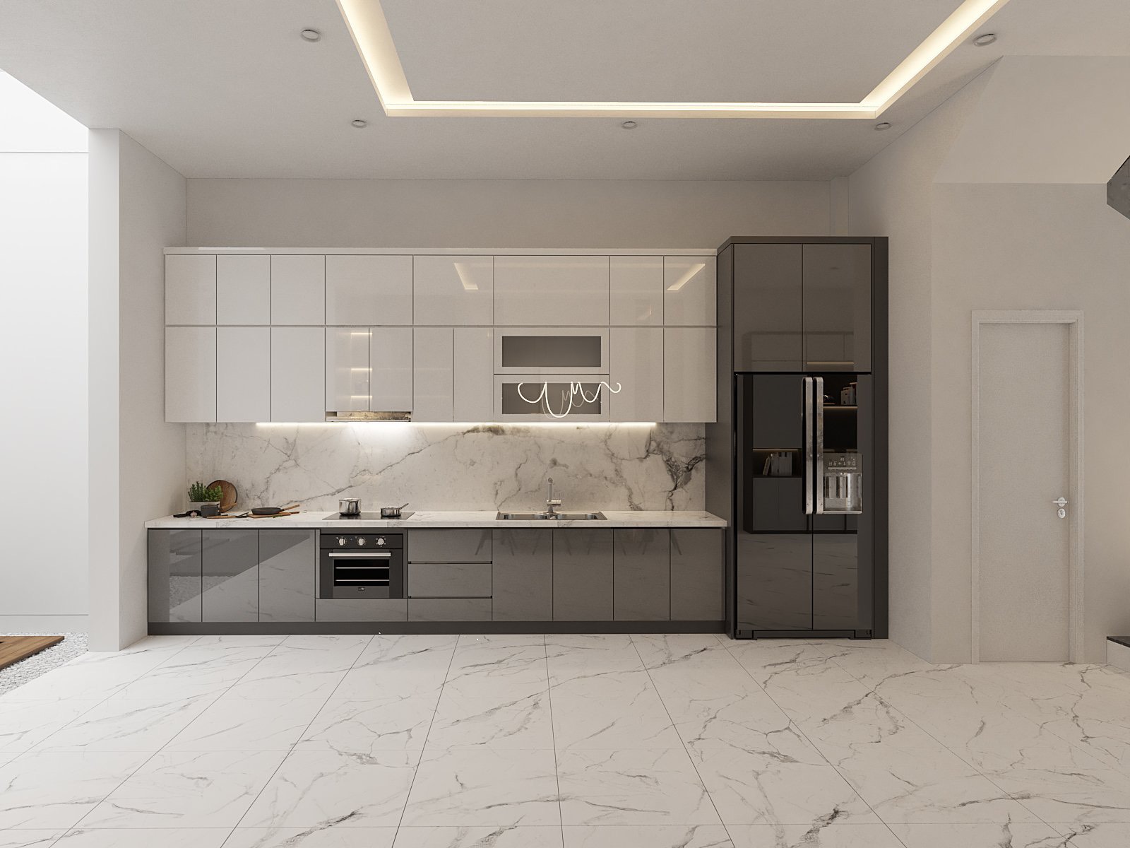Thiết Kế Nội Thất Hiện đại Dự án Nhà Phố Tại Đồng Nai (8)