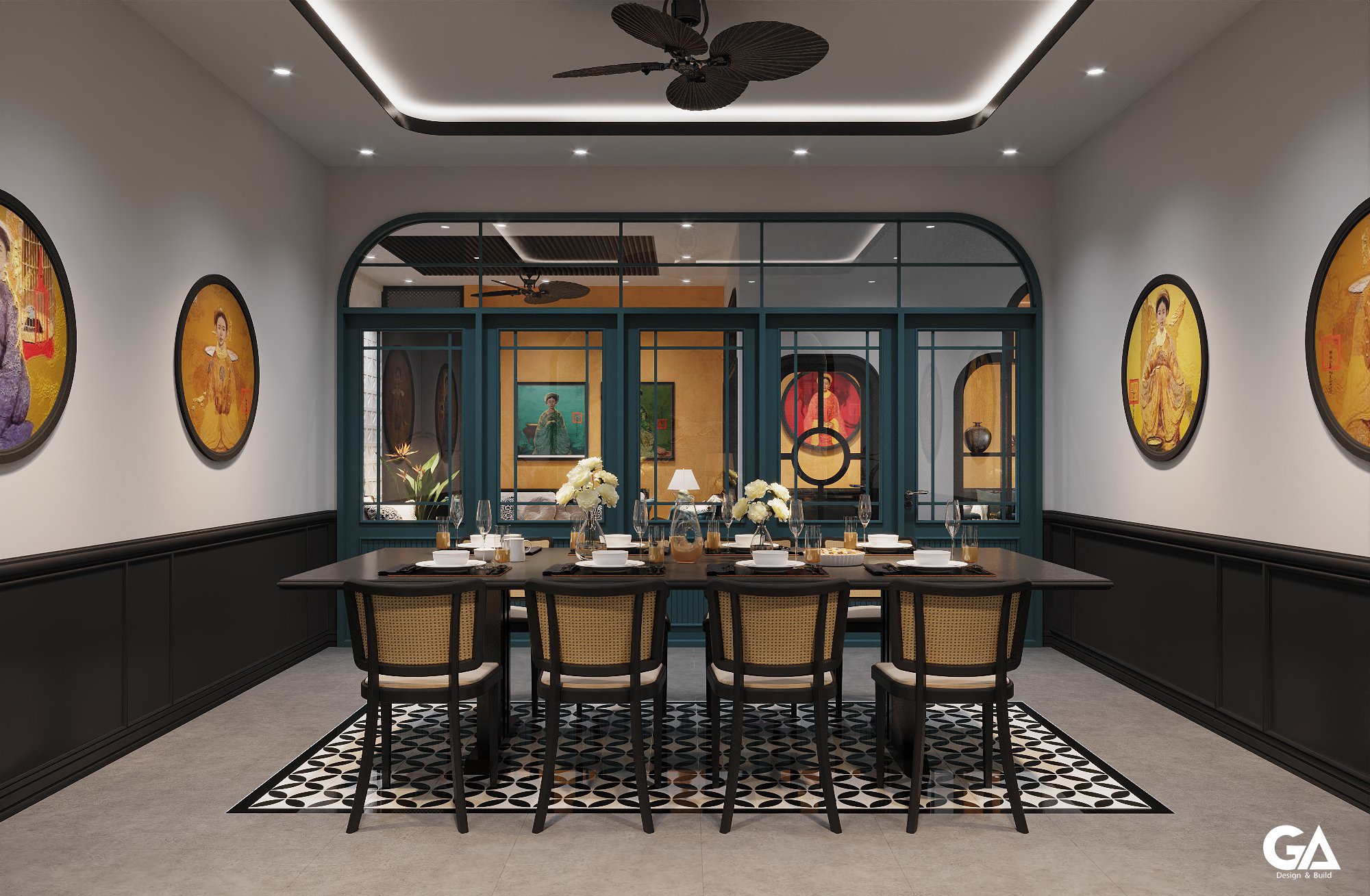 Thiết Kế Thi Công Trọn Gói Dự án Coffee & Food Bến Cát (15)