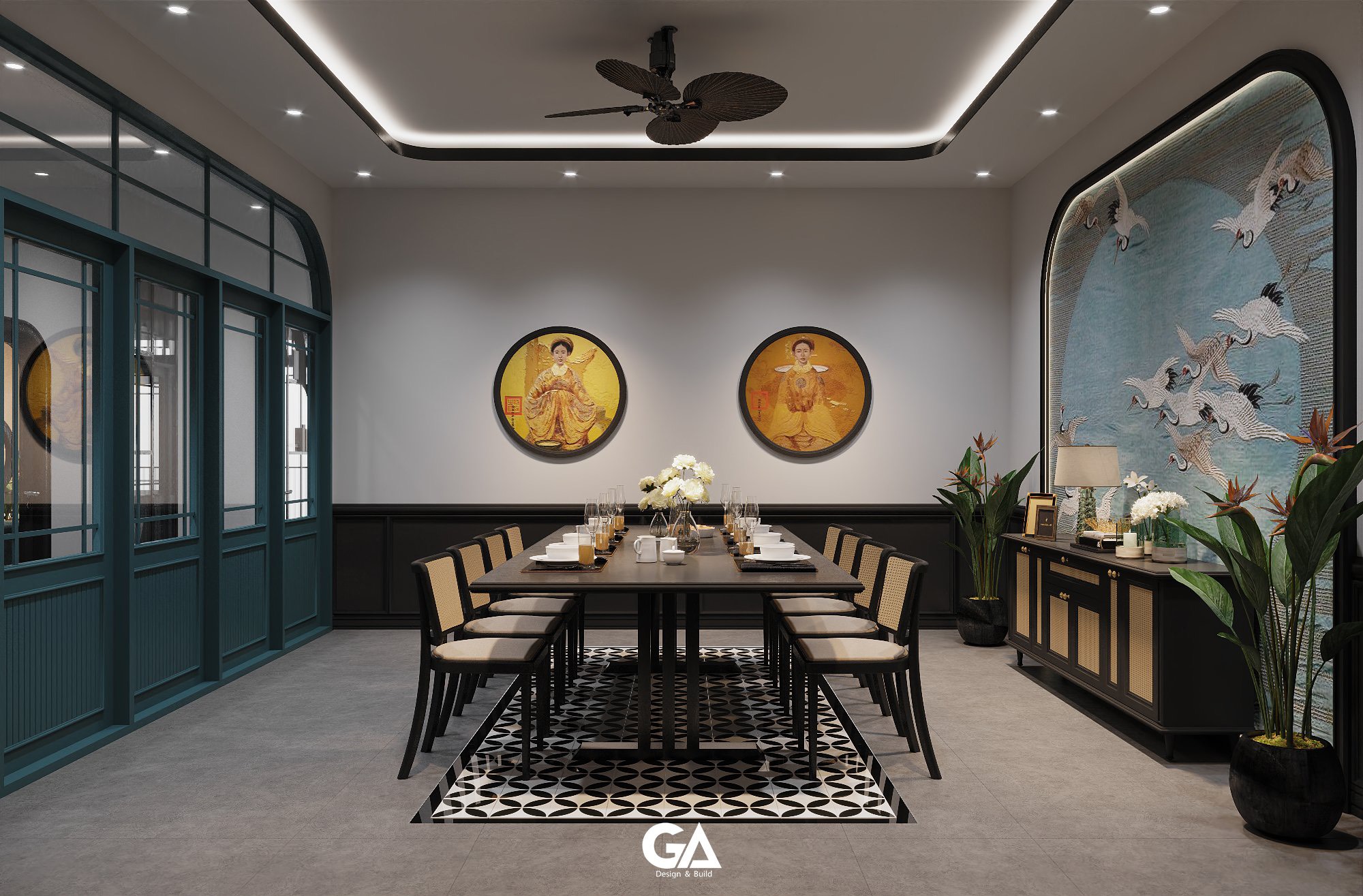 Thiết Kế Thi Công Trọn Gói Dự án Coffee & Food Bến Cát (18)